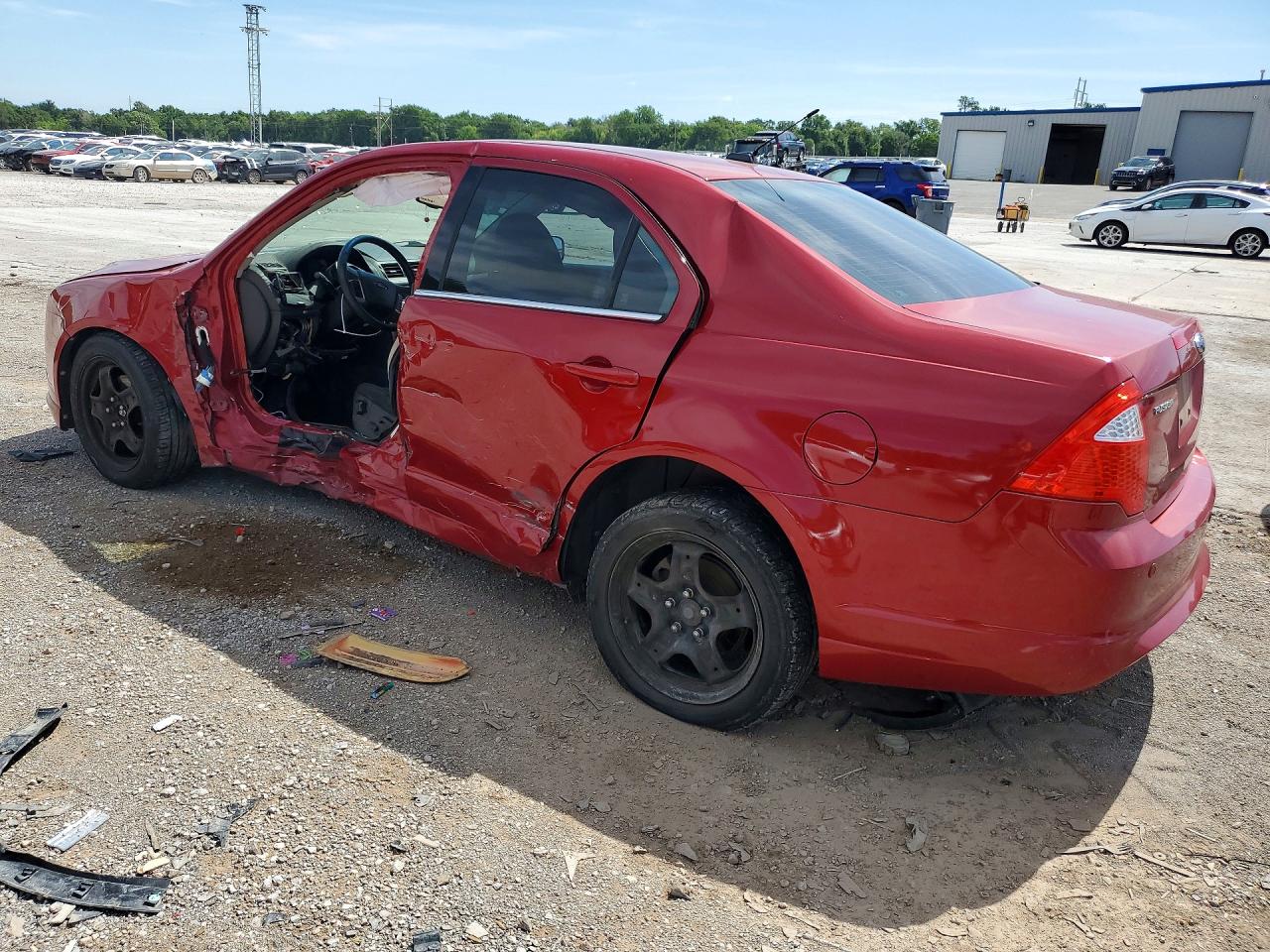 2010 Ford Fusion Se Red vin: 3FAHP0HA5AR151614