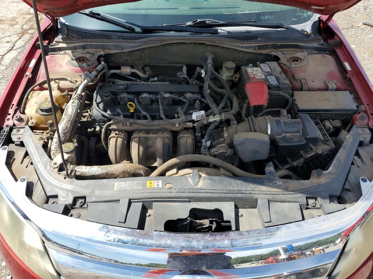 2010 Ford Fusion Se Red vin: 3FAHP0HA5AR151614