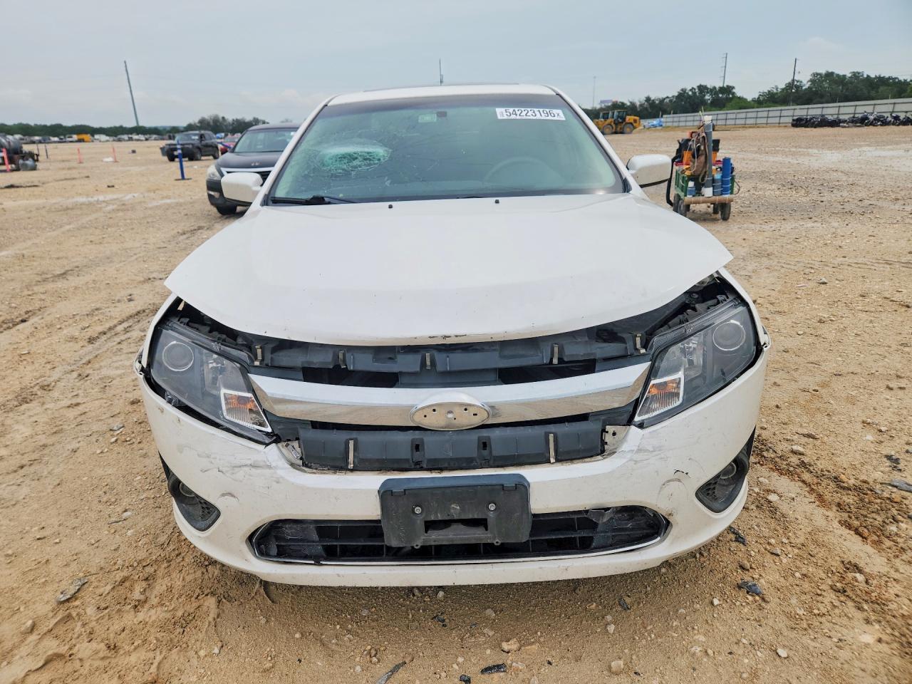 2010 Ford Fusion Se White vin: 3FAHP0HA5AR227428