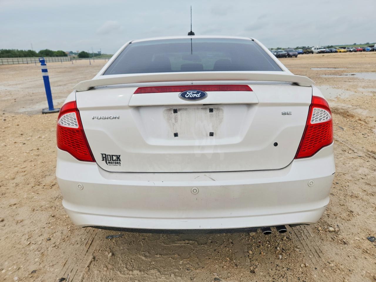 2010 Ford Fusion Se White vin: 3FAHP0HA5AR227428
