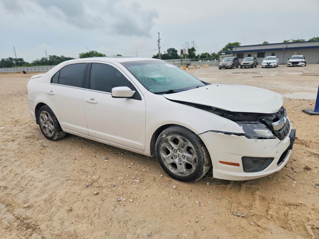2010 Ford Fusion Se White vin: 3FAHP0HA5AR227428