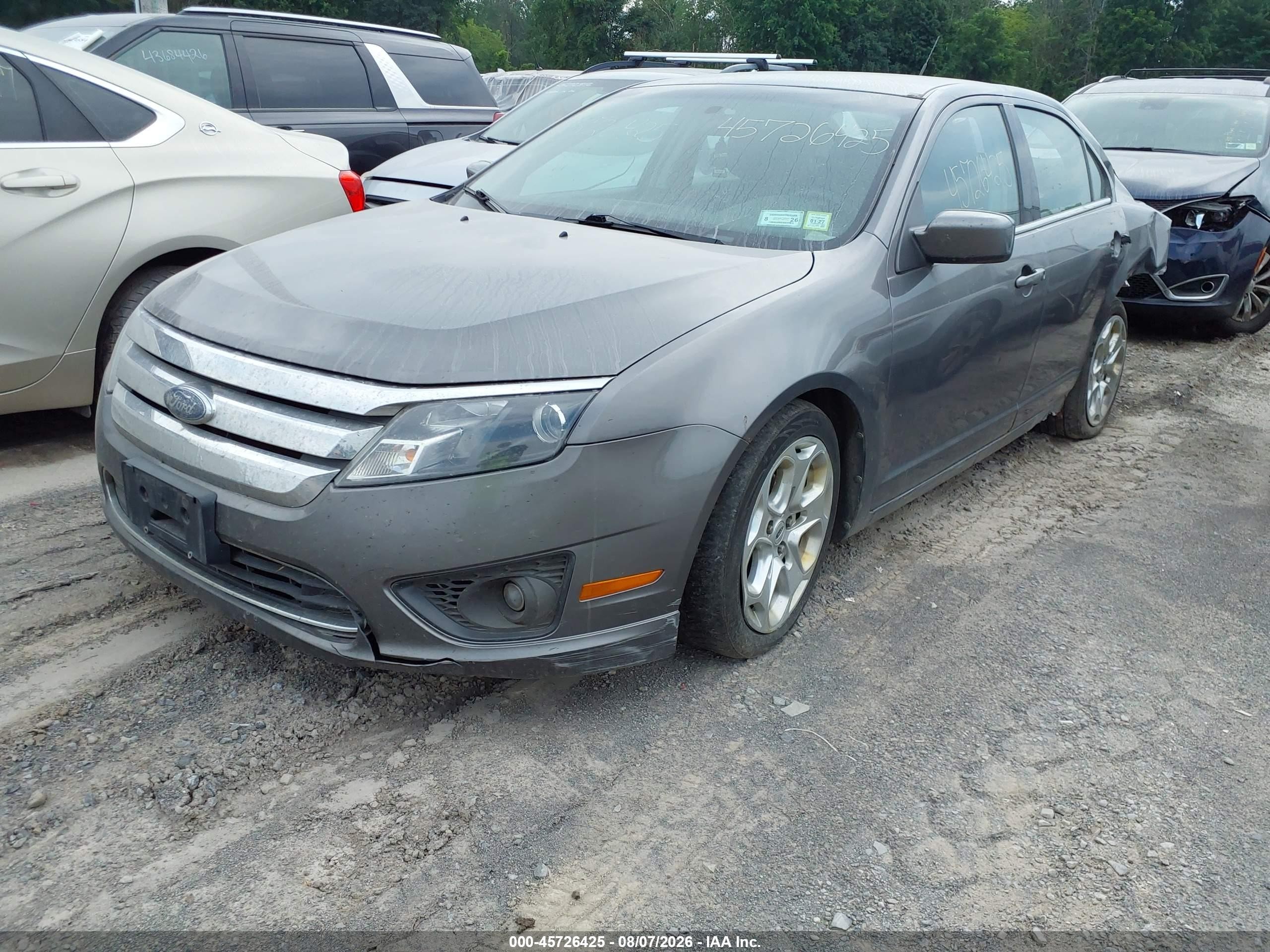 2010 Ford Fusion Se Gray vin: 3FAHP0HA5AR242009