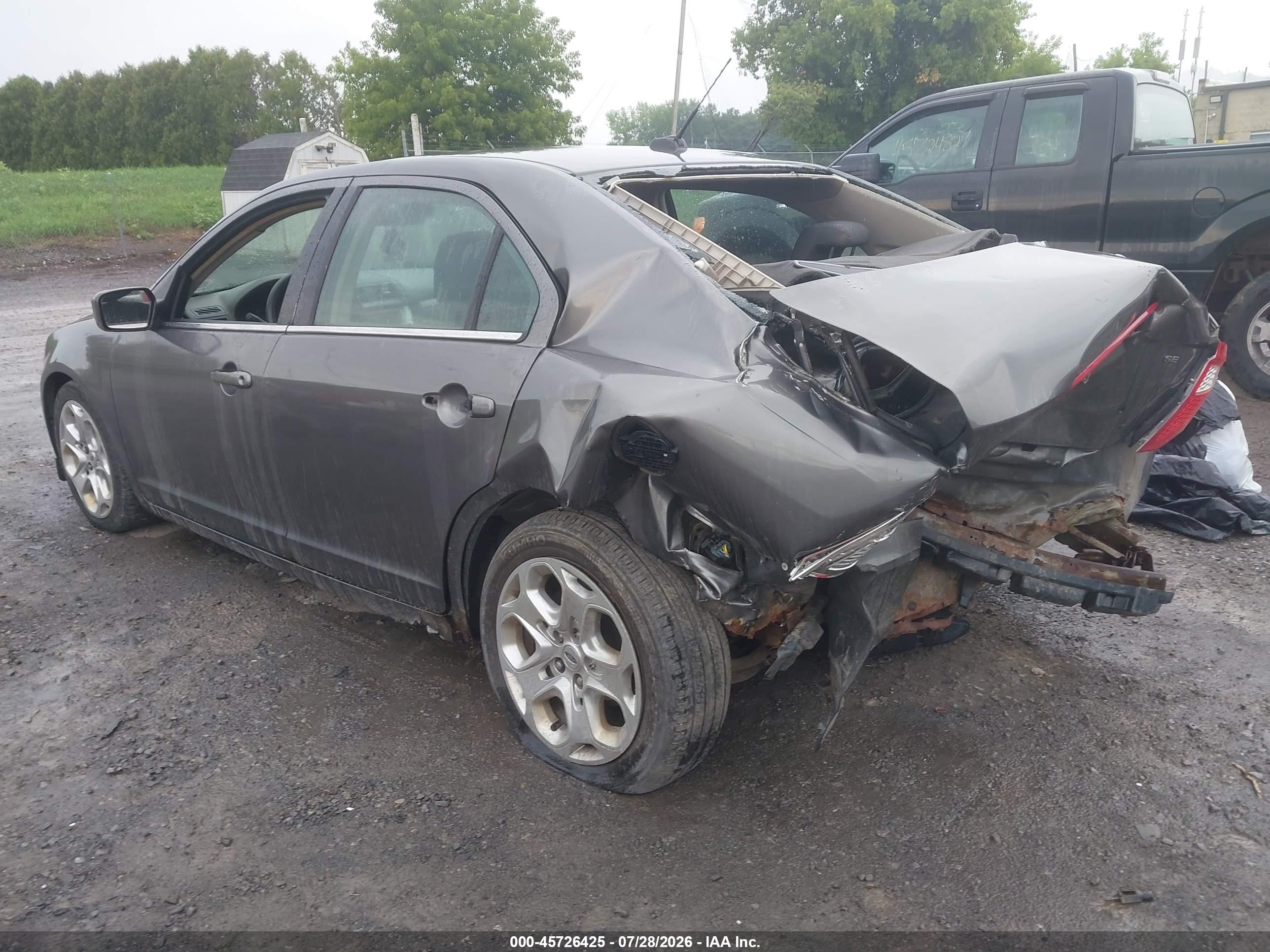 2010 Ford Fusion Se Gray vin: 3FAHP0HA5AR242009
