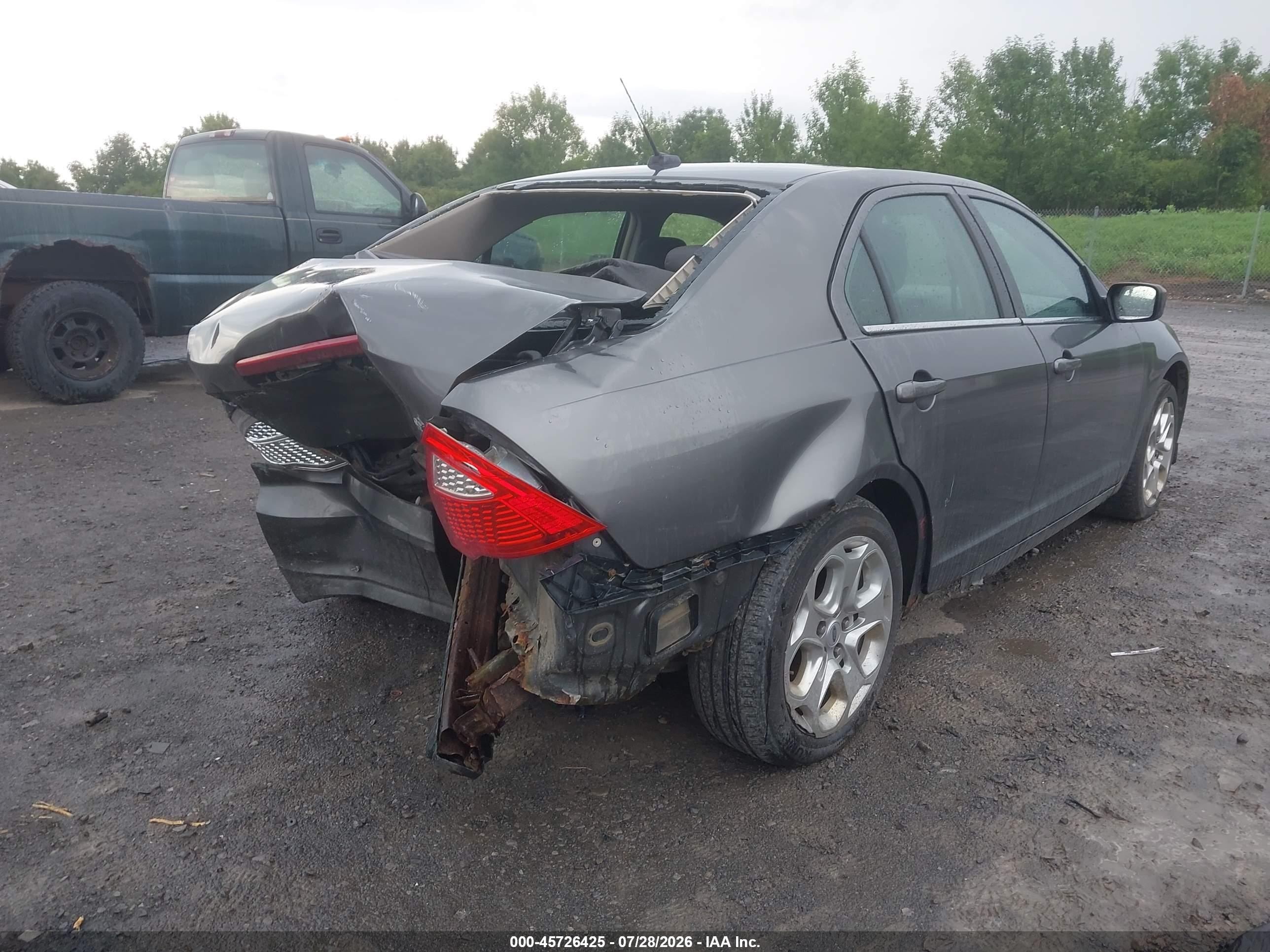 2010 Ford Fusion Se Gray vin: 3FAHP0HA5AR242009