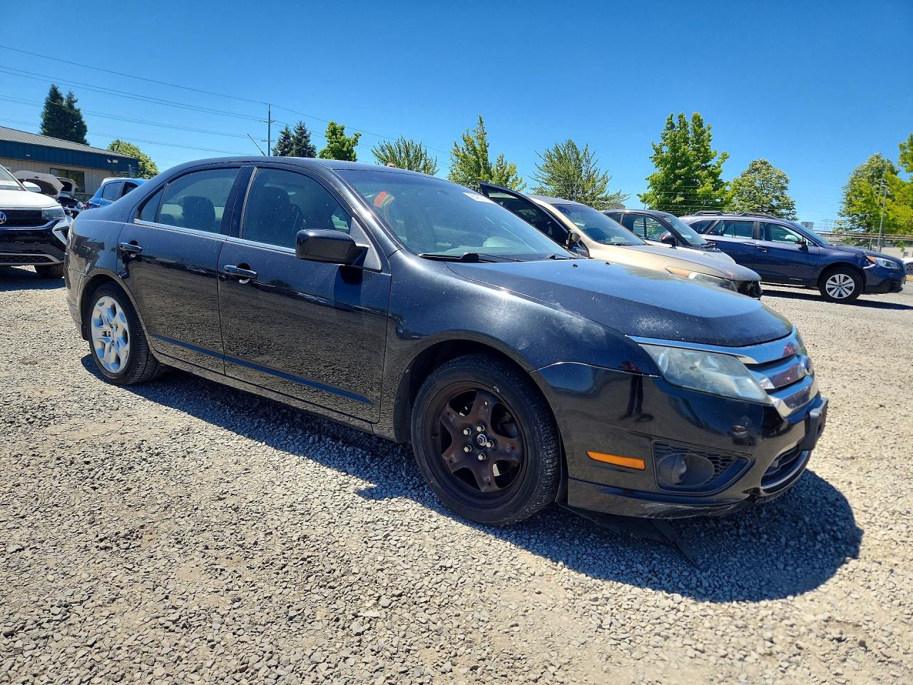 2010 Ford Fusion Se Black vin: 3FAHP0HA5AR252152