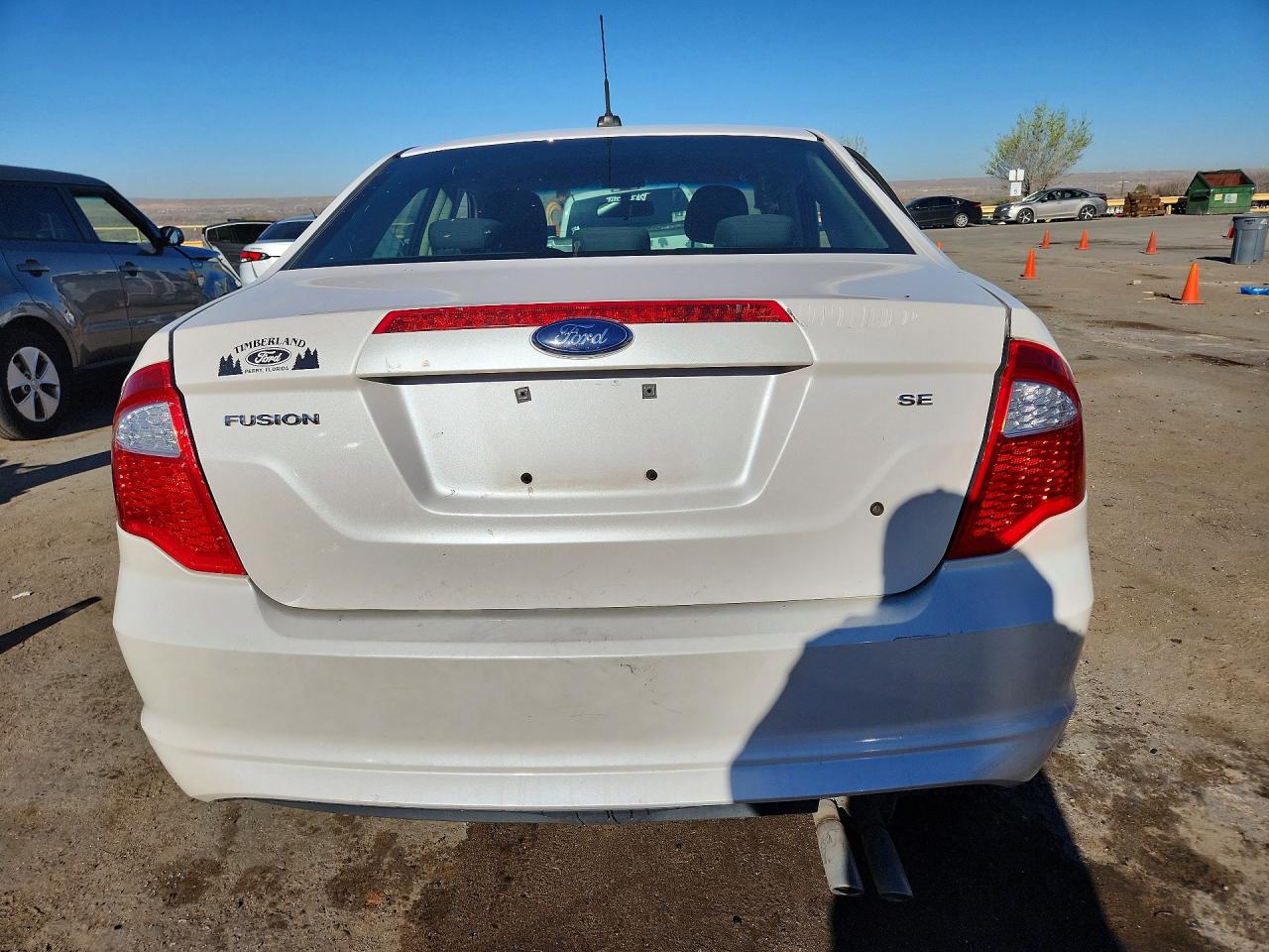 2010 Ford Fusion Se White vin: 3FAHP0HA5AR288018