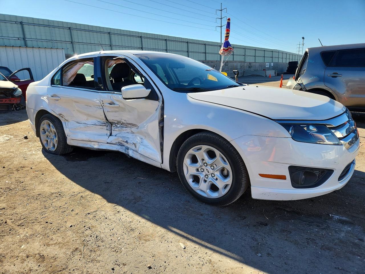 2010 Ford Fusion Se White vin: 3FAHP0HA5AR288018