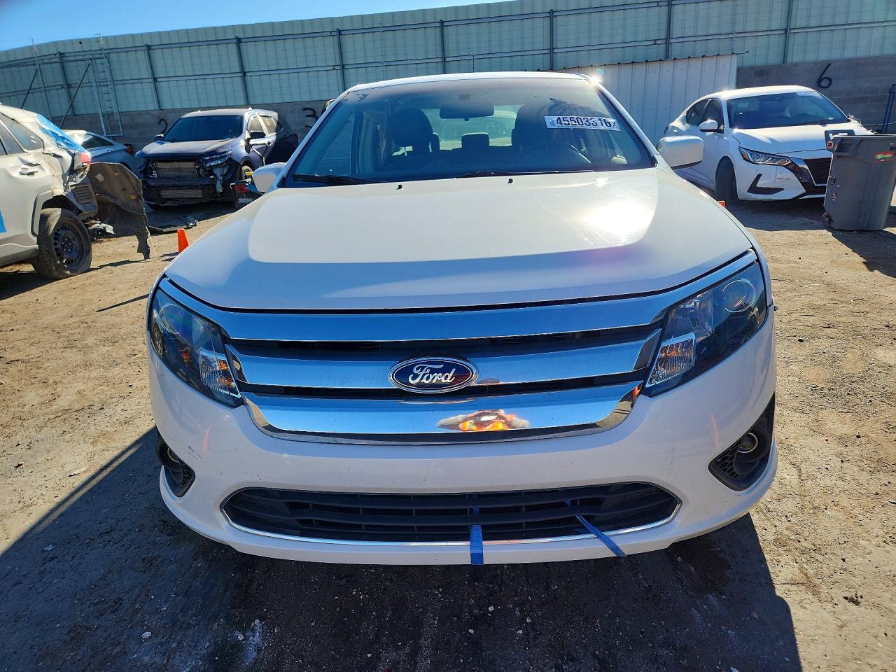 2010 Ford Fusion Se White vin: 3FAHP0HA5AR288018