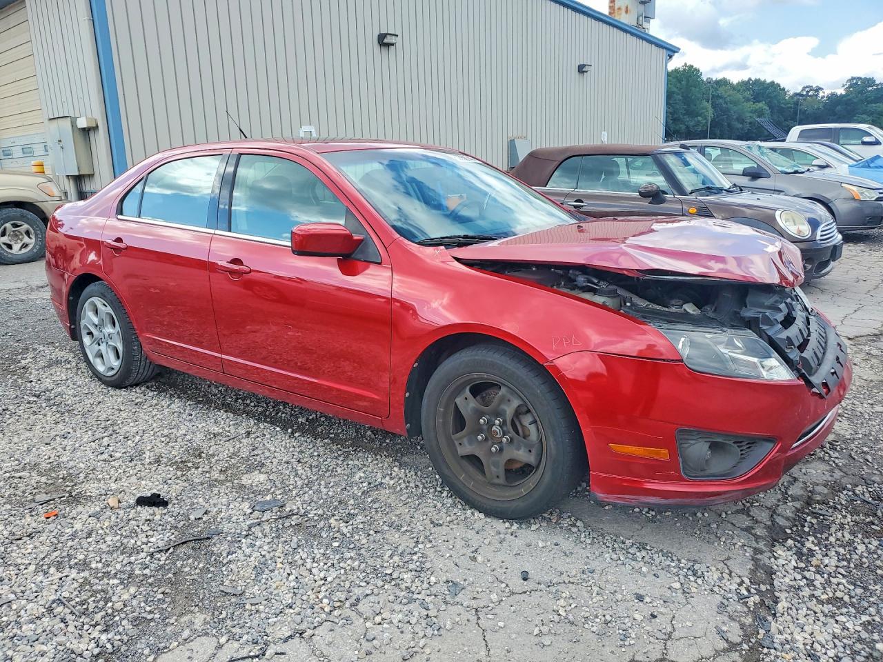 2010 Ford Fusion Se Red vin: 3FAHP0HA5AR294904