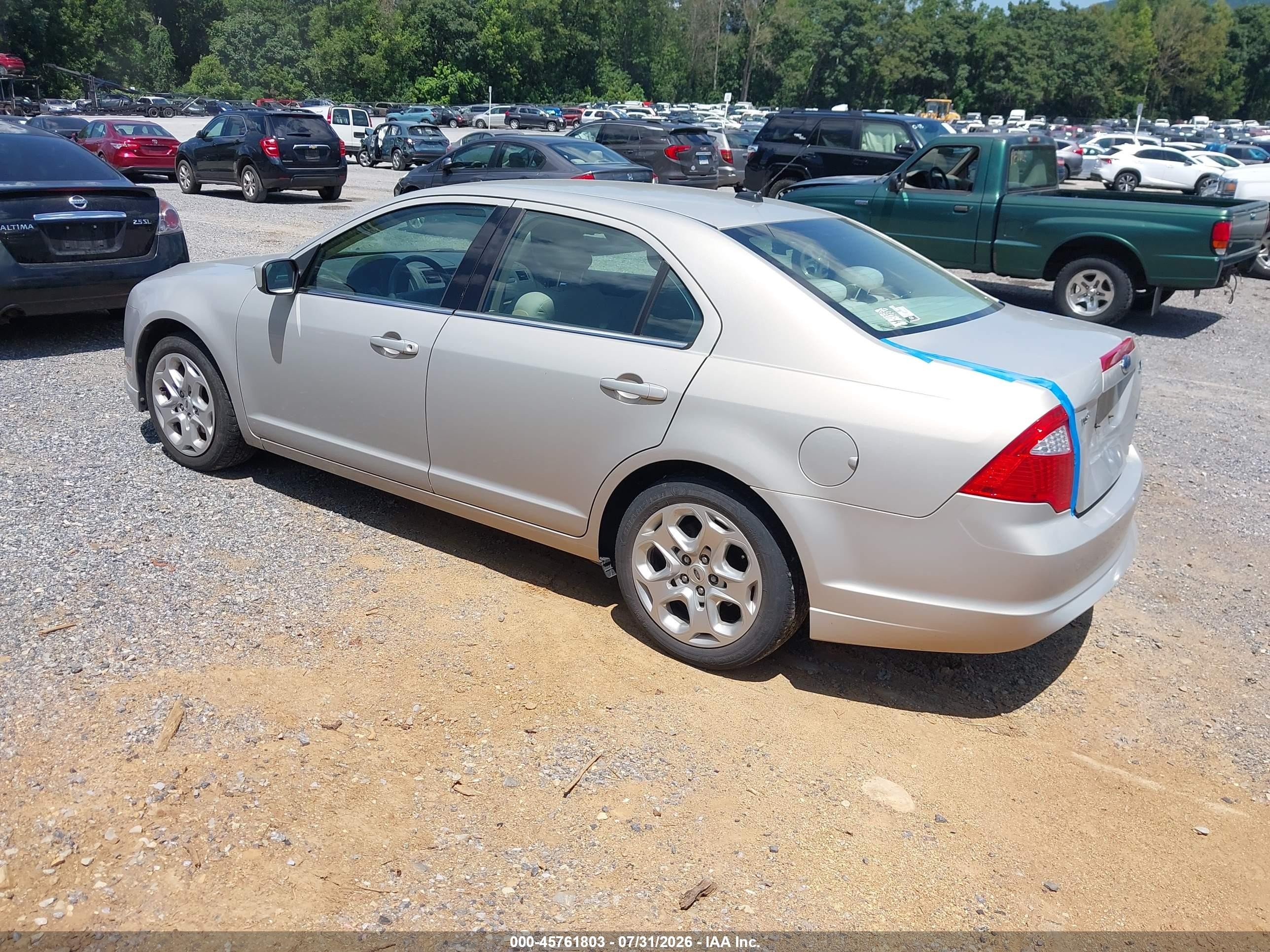 2010 Ford Fusion Se Gold vin: 3FAHP0HA5AR297544