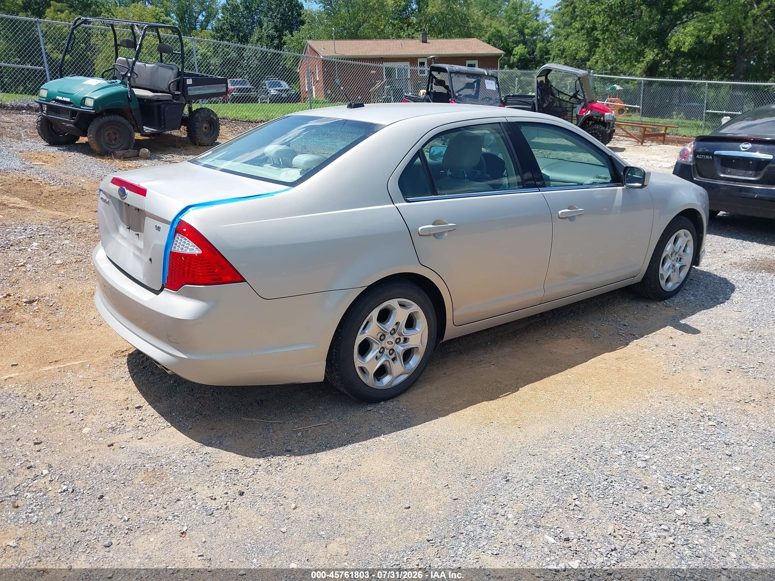 2010 Ford Fusion Se Gold vin: 3FAHP0HA5AR297544