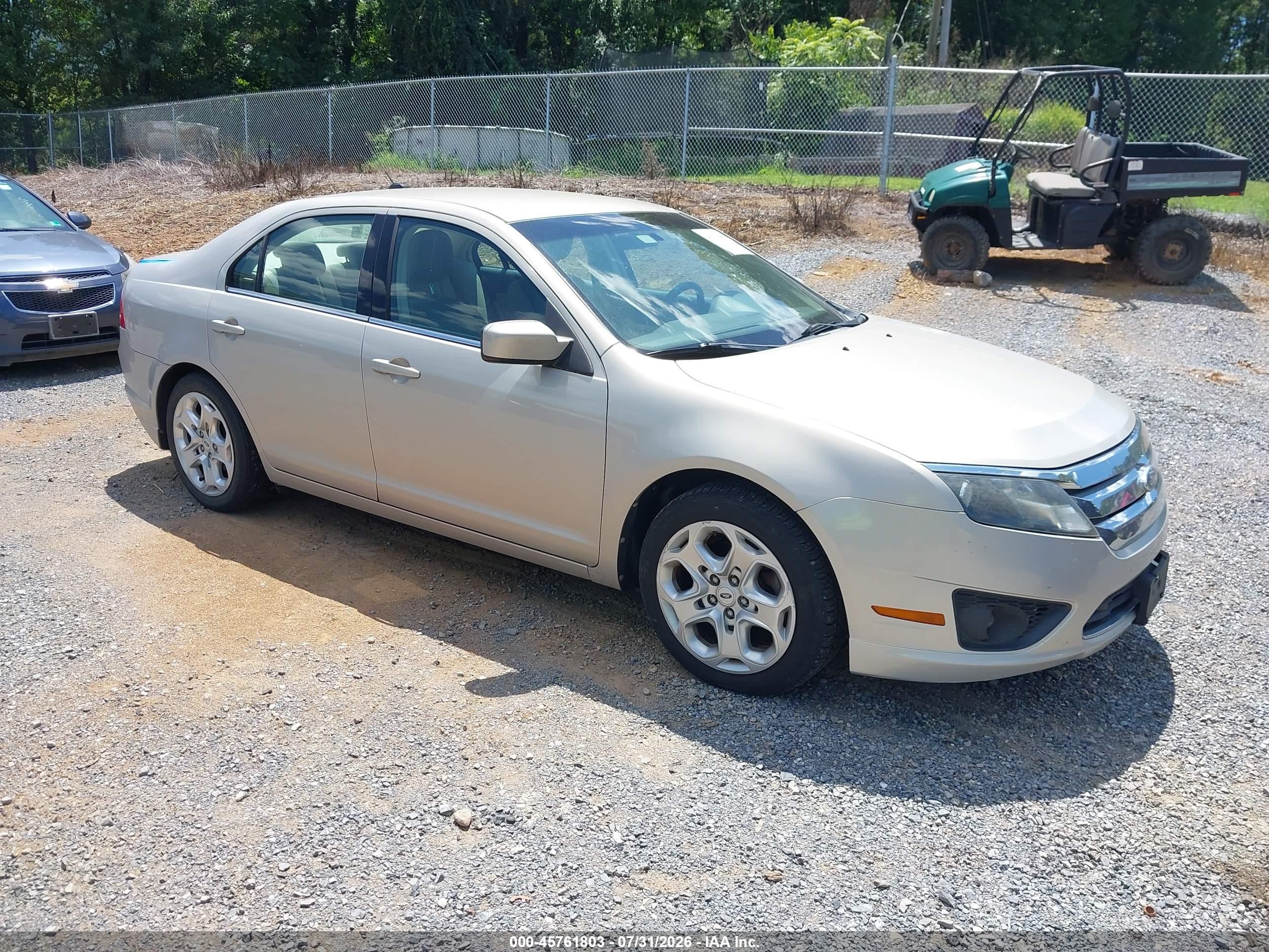 2010 Ford Fusion Se Gold vin: 3FAHP0HA5AR297544