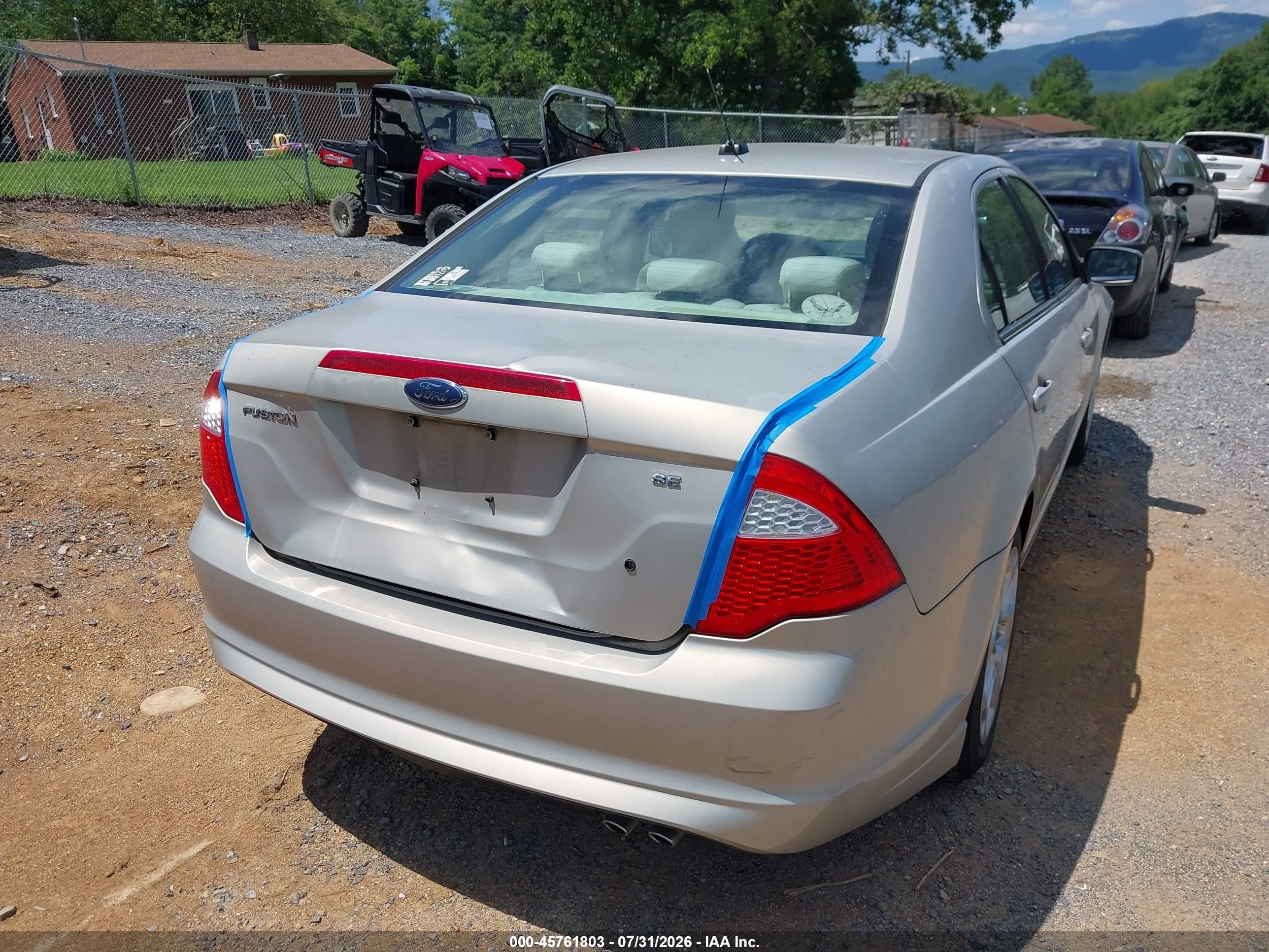 2010 Ford Fusion Se Gold vin: 3FAHP0HA5AR297544