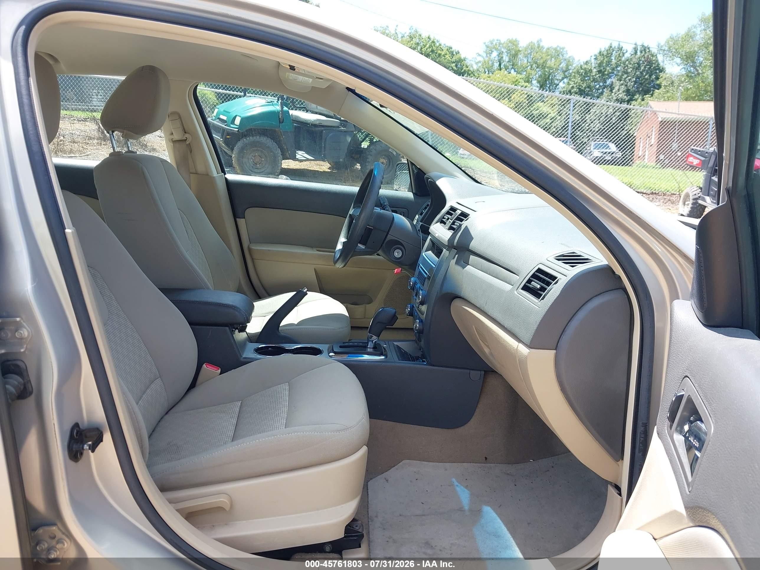2010 Ford Fusion Se Gold vin: 3FAHP0HA5AR297544