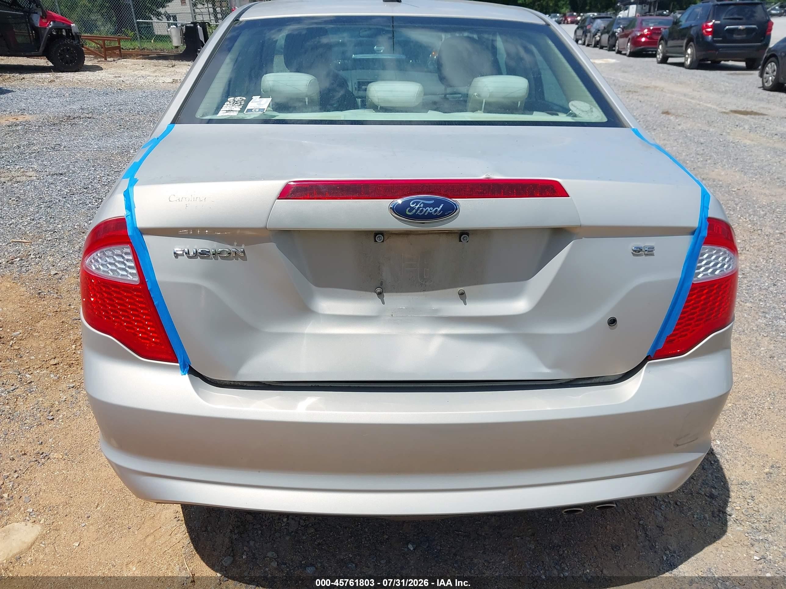 2010 Ford Fusion Se Gold vin: 3FAHP0HA5AR297544