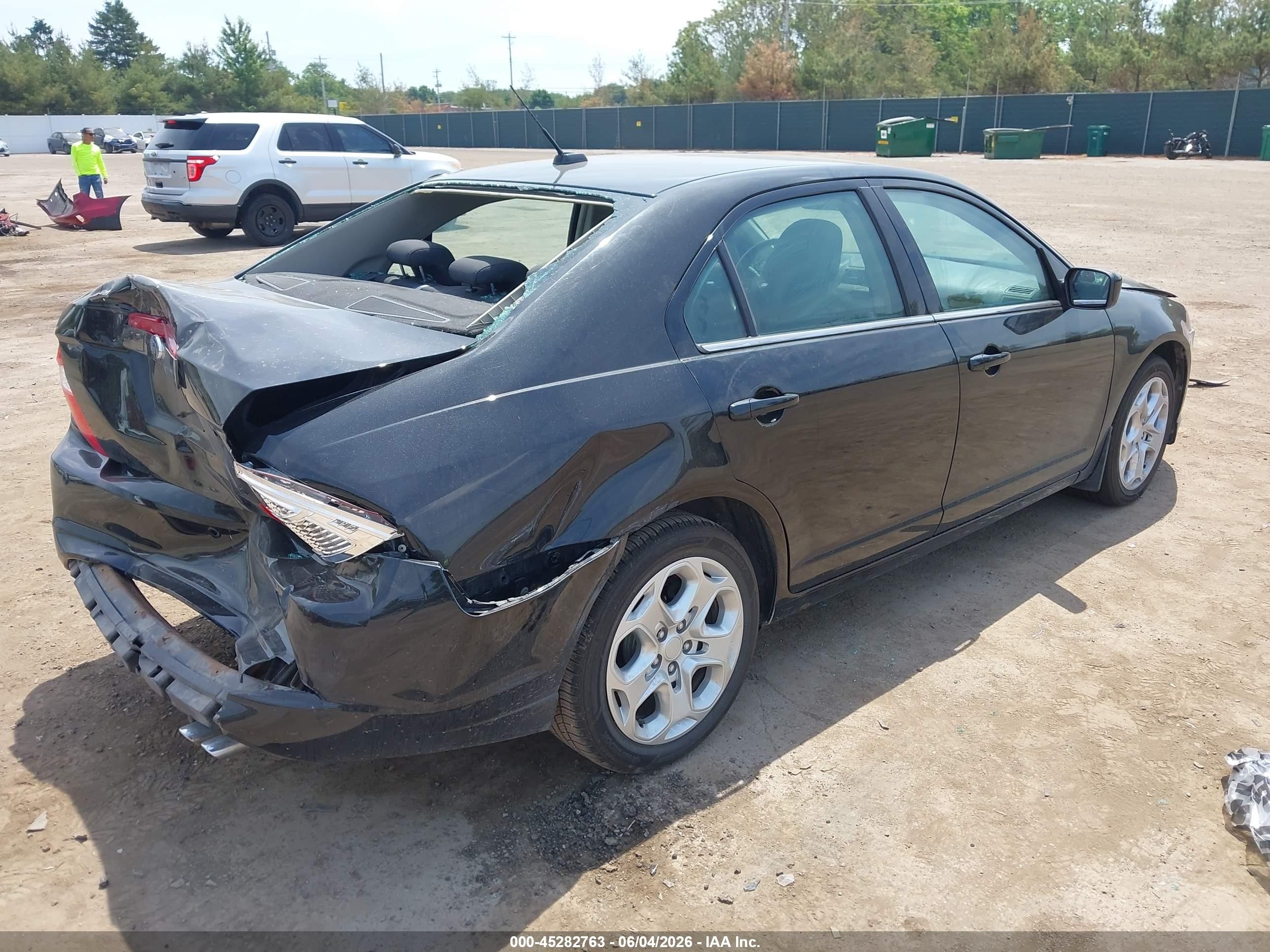 2010 Ford Fusion Se Black vin: 3FAHP0HA5AR318280