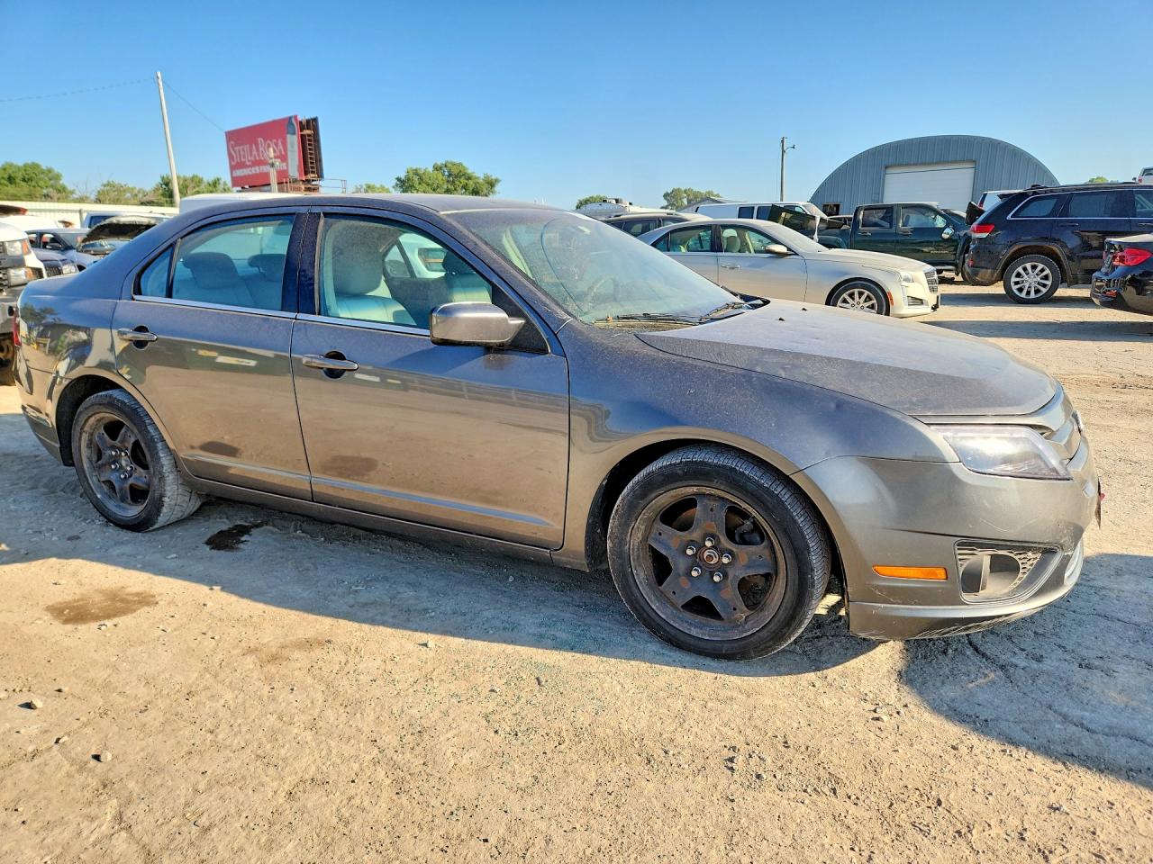 2010 Ford Fusion Se Gray vin: 3FAHP0HA5AR327271