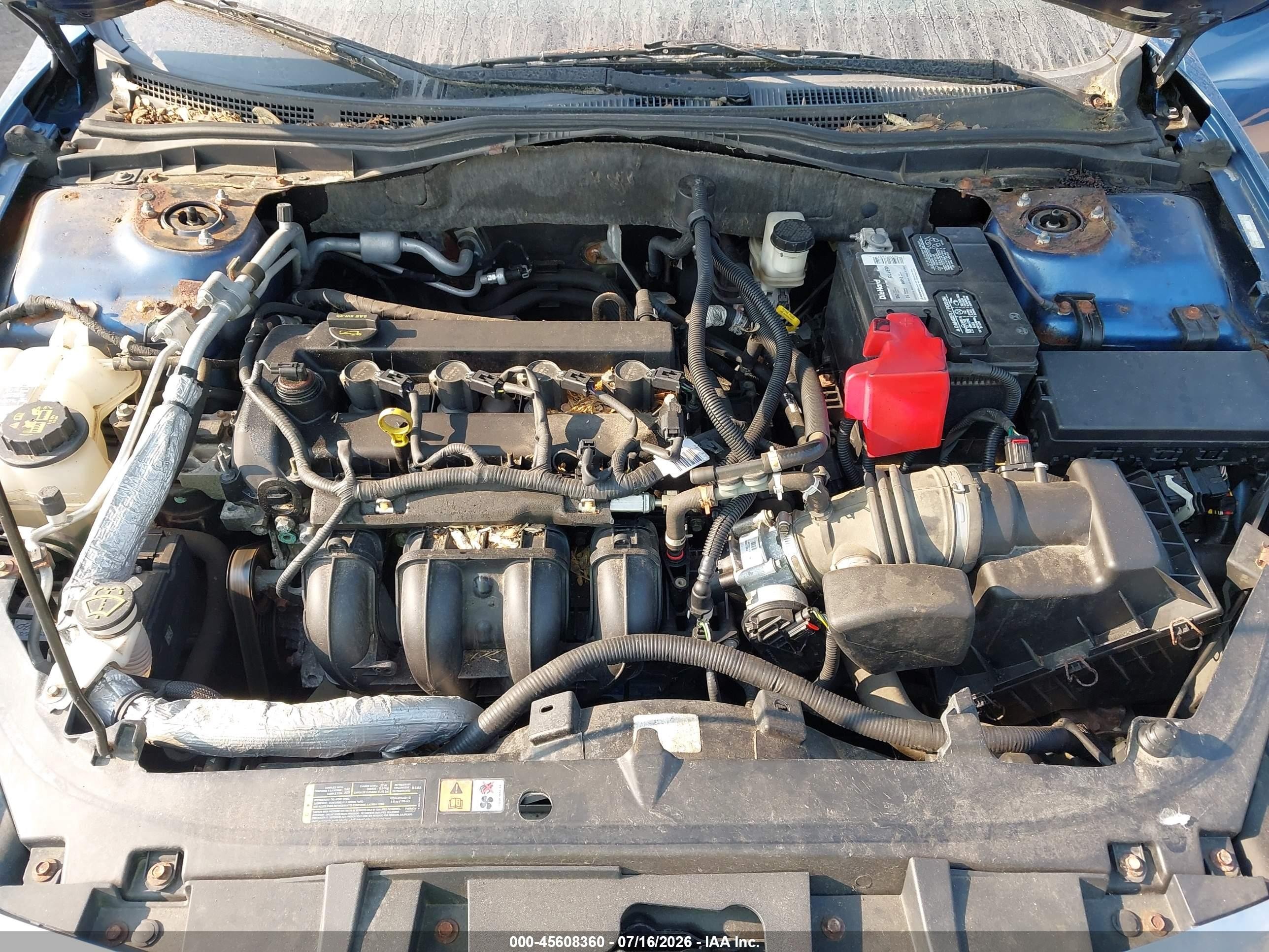 2010 Ford Fusion Se Blue vin: 3FAHP0HA5AR349822
