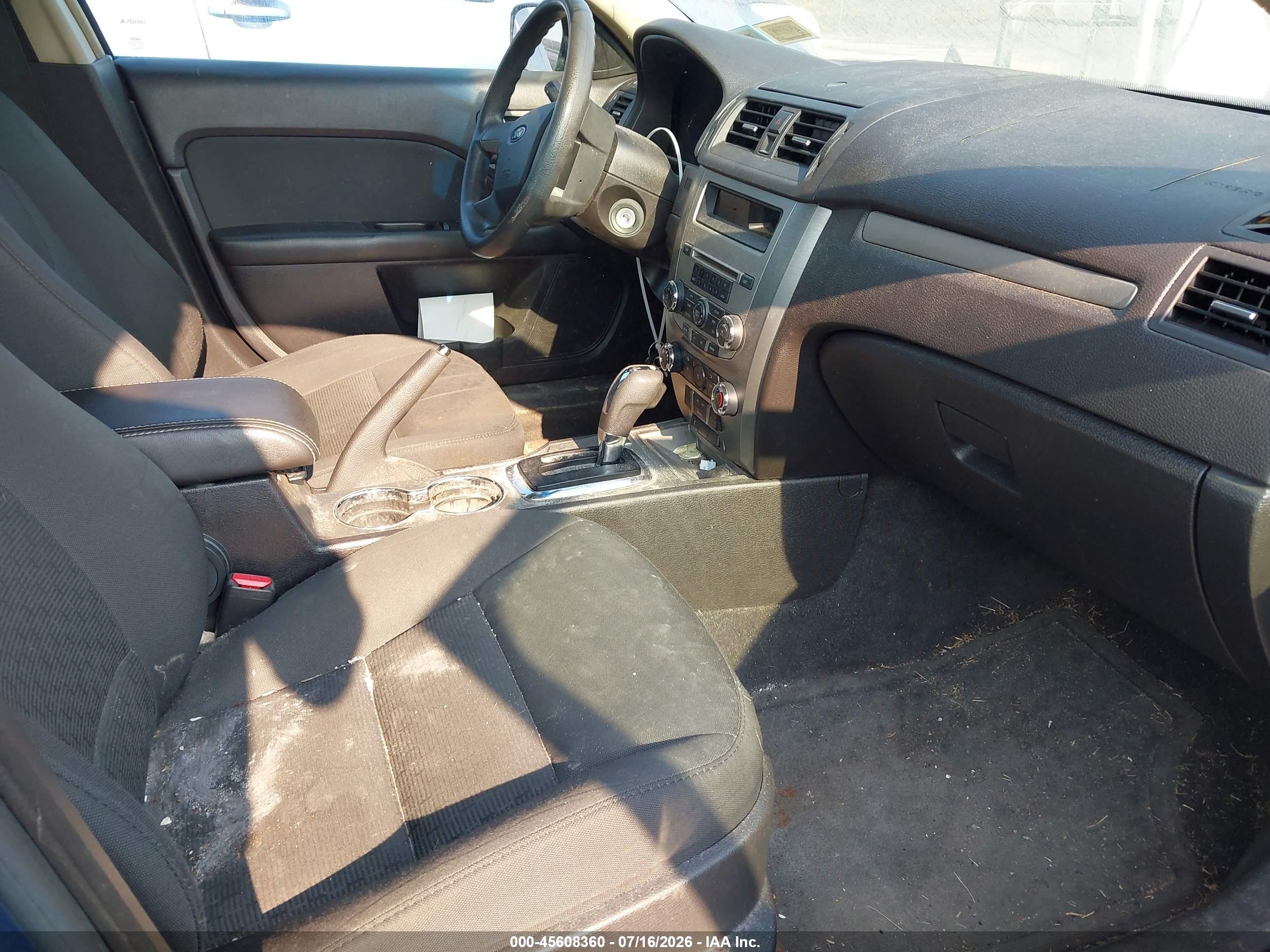 2010 Ford Fusion Se Blue vin: 3FAHP0HA5AR349822