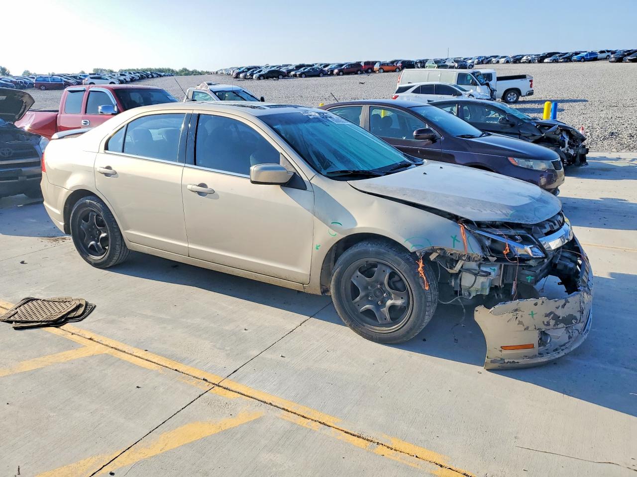 2010 Ford Fusion Se Silver vin: 3FAHP0HA5AR354230