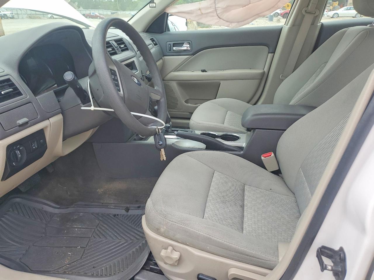 2010 Ford Fusion Se White vin: 3FAHP0HA5AR355121