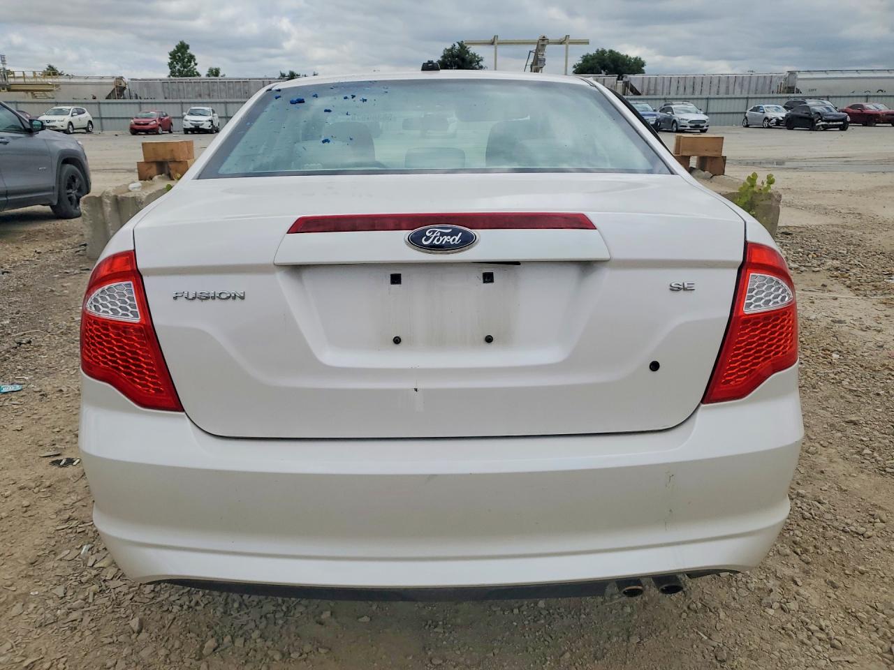 2010 Ford Fusion Se White vin: 3FAHP0HA5AR355121