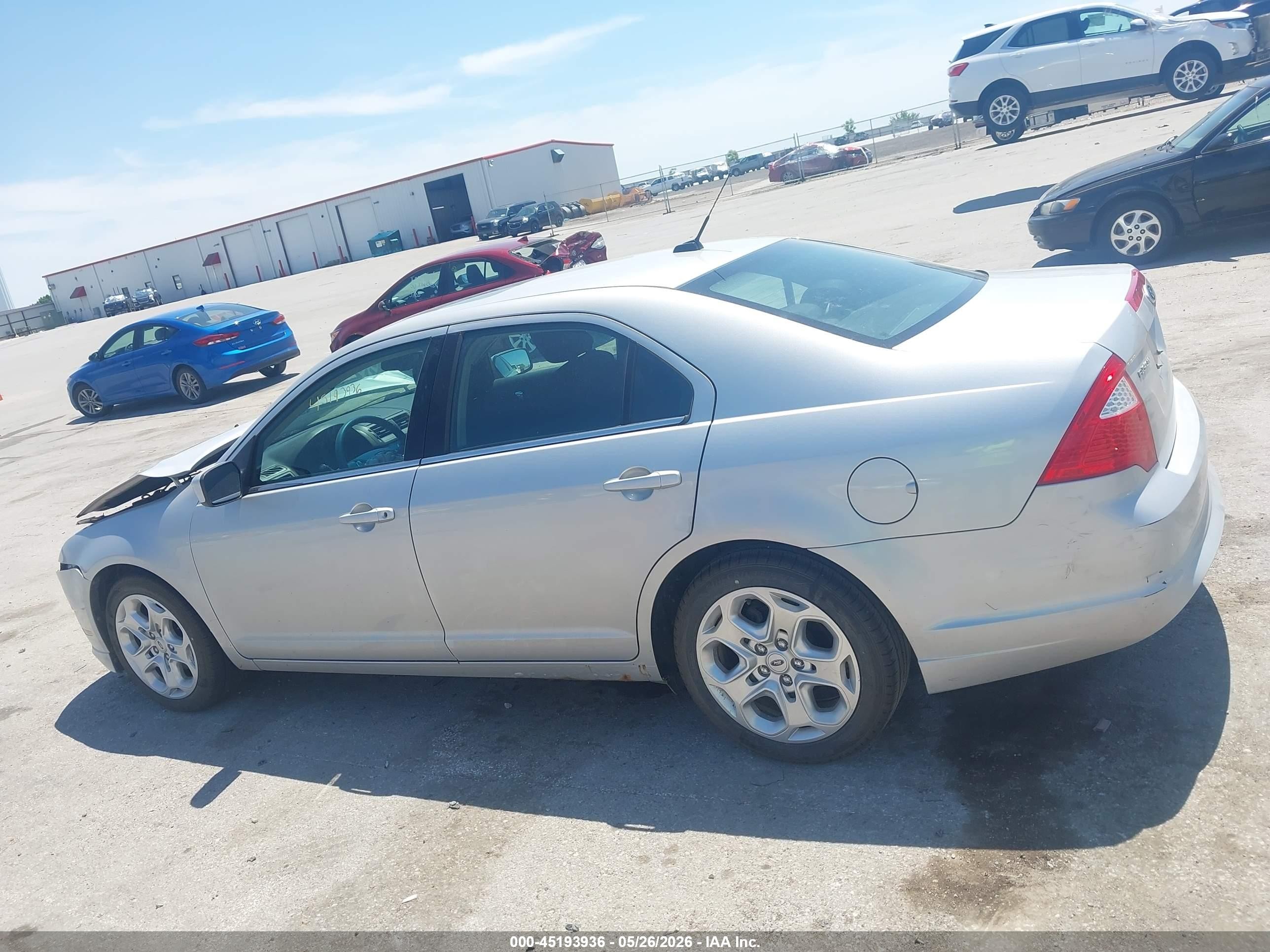 2010 Ford Fusion Se Silver vin: 3FAHP0HA5AR361260