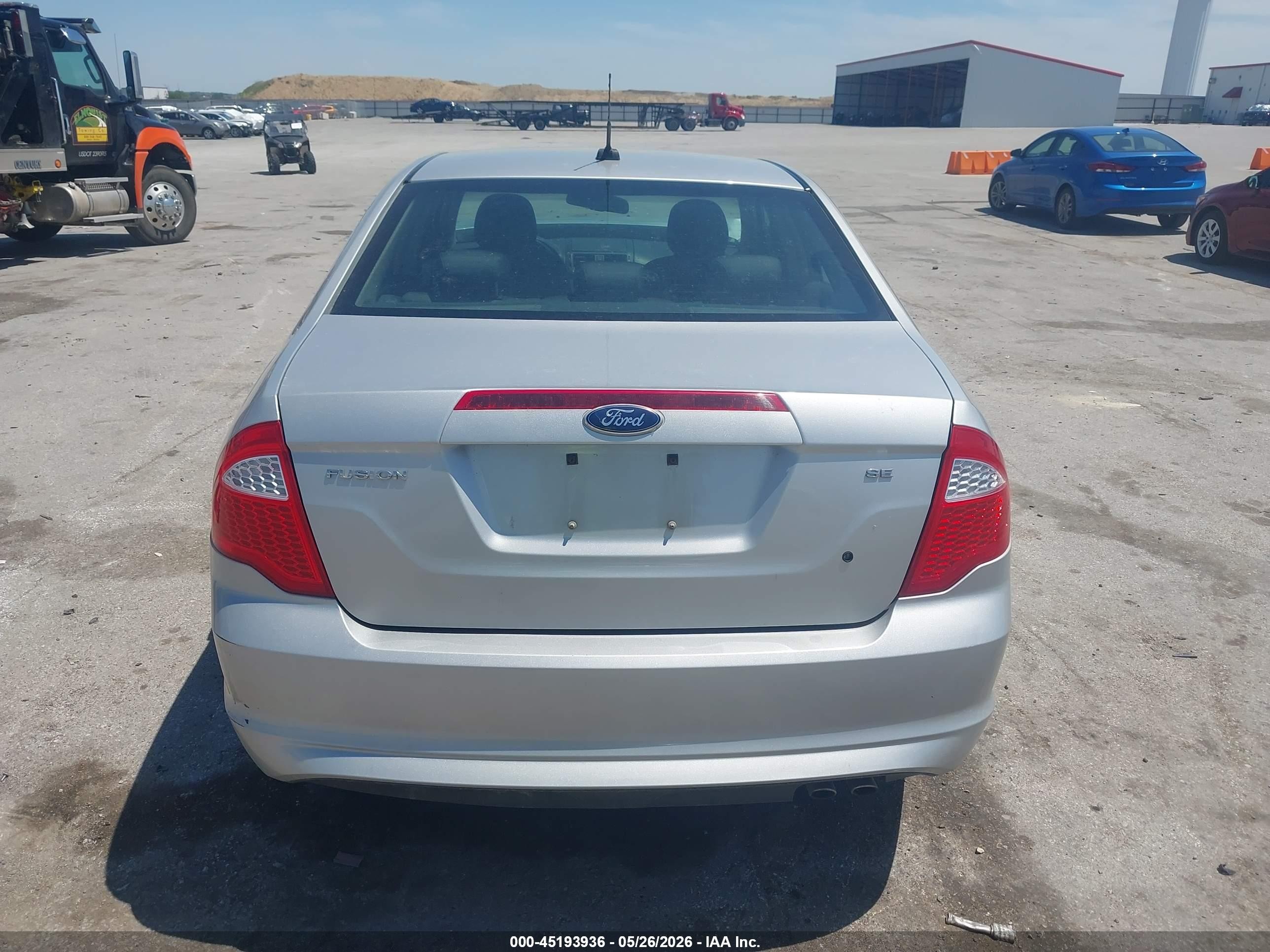 2010 Ford Fusion Se Silver vin: 3FAHP0HA5AR361260