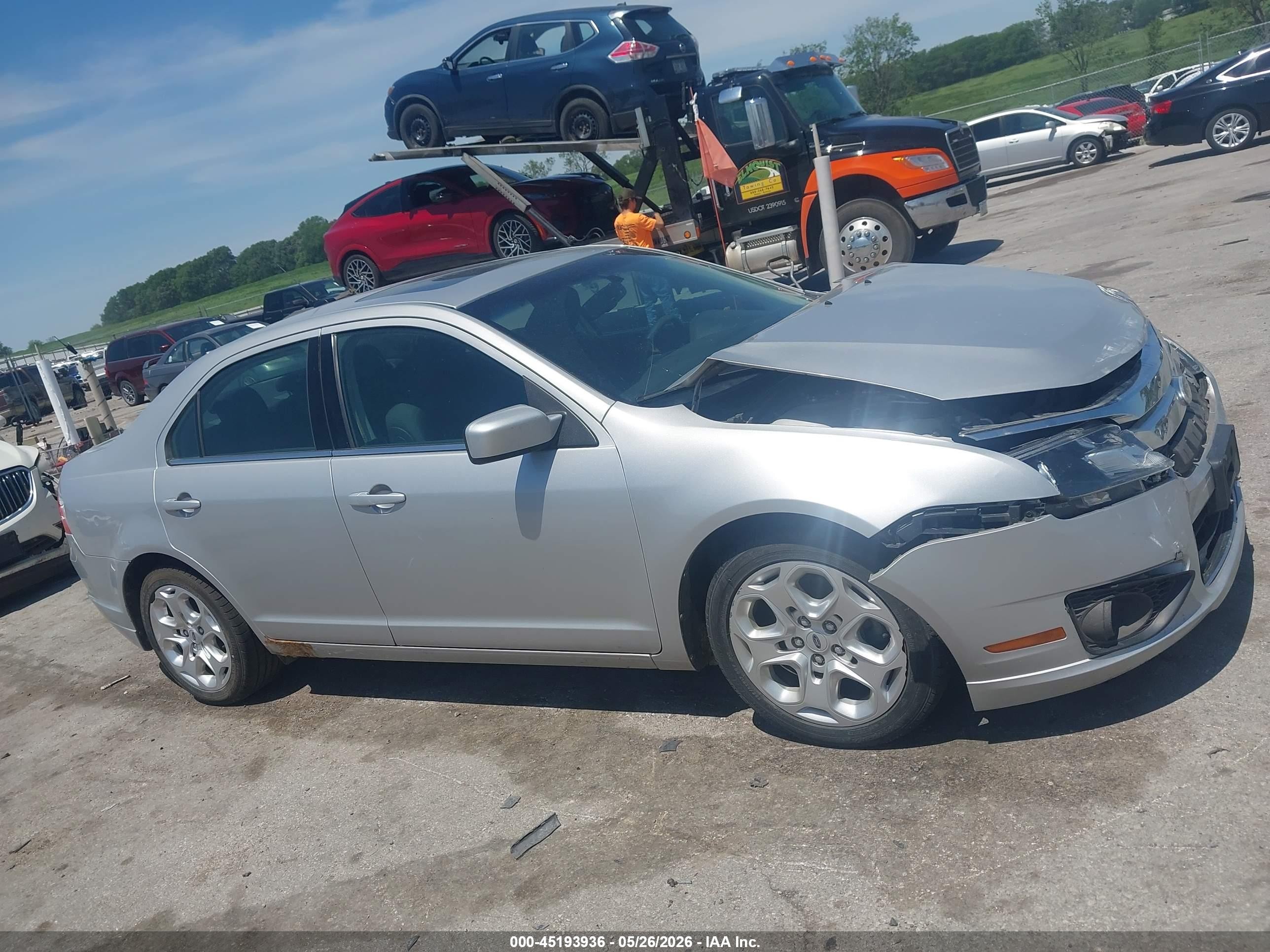 2010 Ford Fusion Se Silver vin: 3FAHP0HA5AR361260