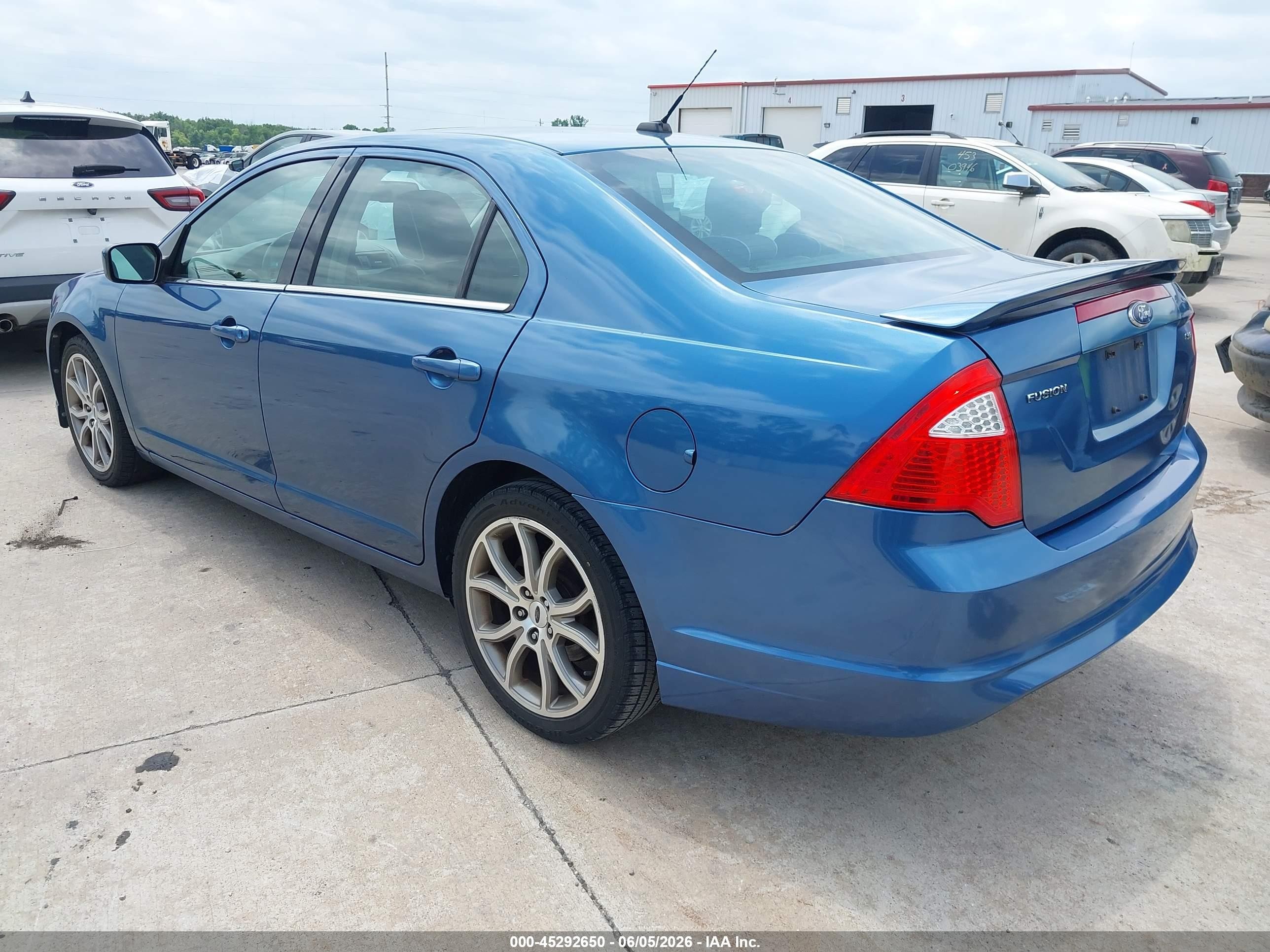 2010 Ford Fusion Se Blue vin: 3FAHP0HA5AR365891