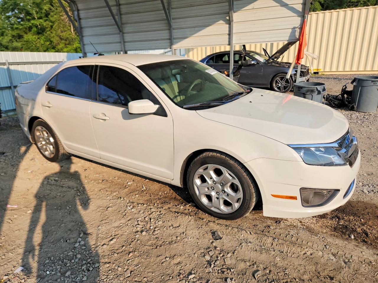 2010 Ford Fusion Se White vin: 3FAHP0HA5AR420565