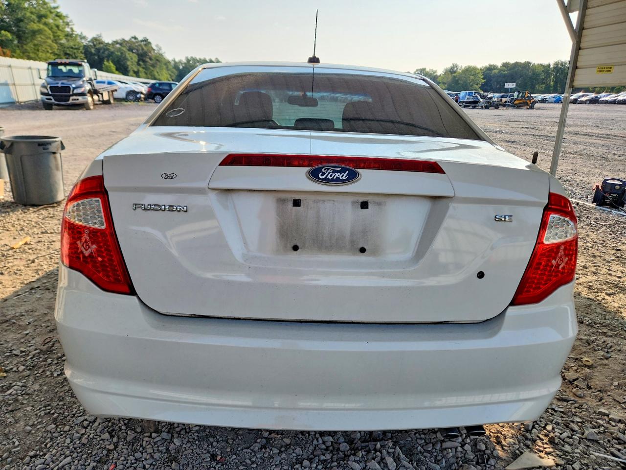 2010 Ford Fusion Se White vin: 3FAHP0HA5AR420565