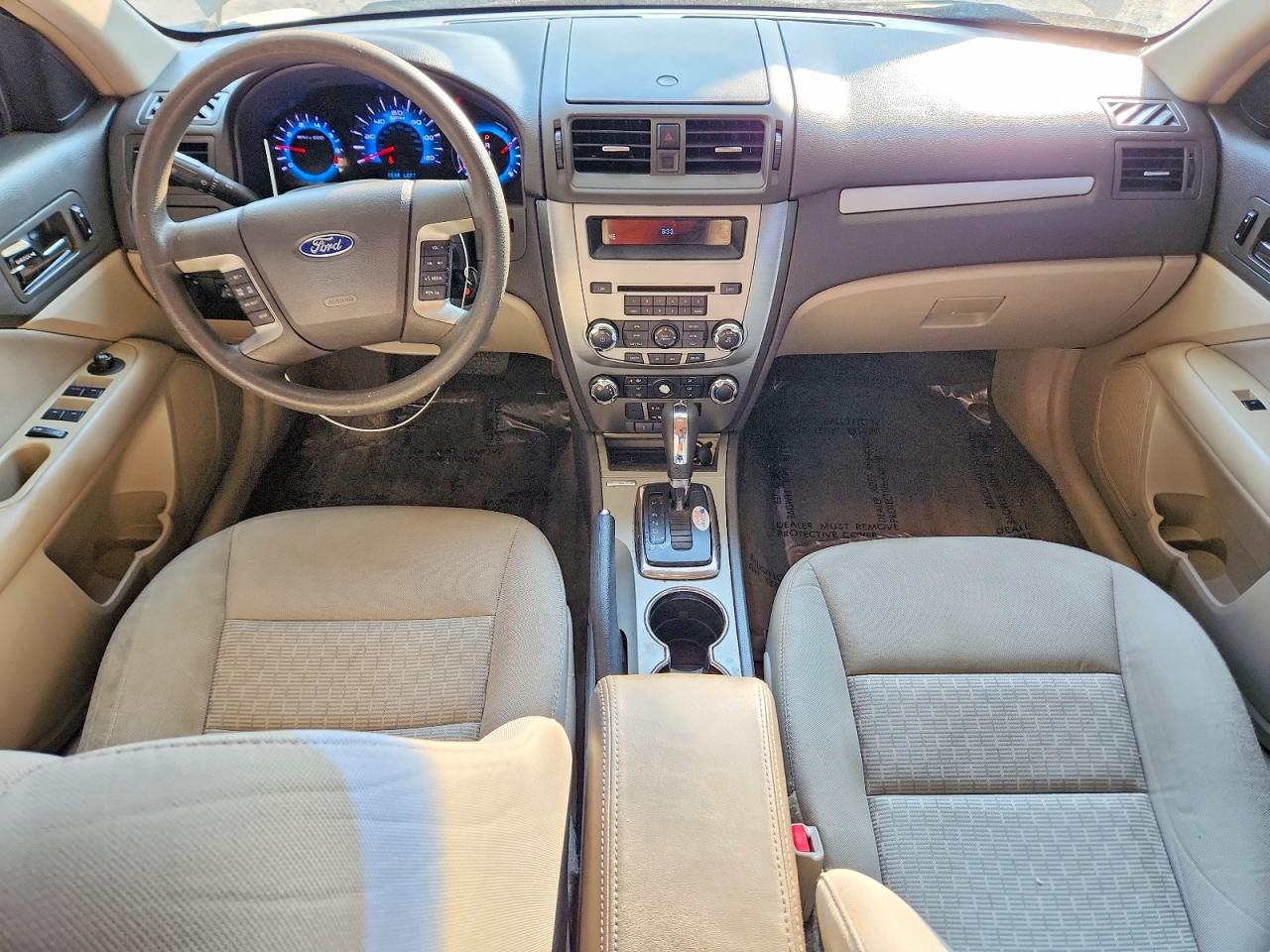 2010 Ford Fusion Se White vin: 3FAHP0HA5AR420565