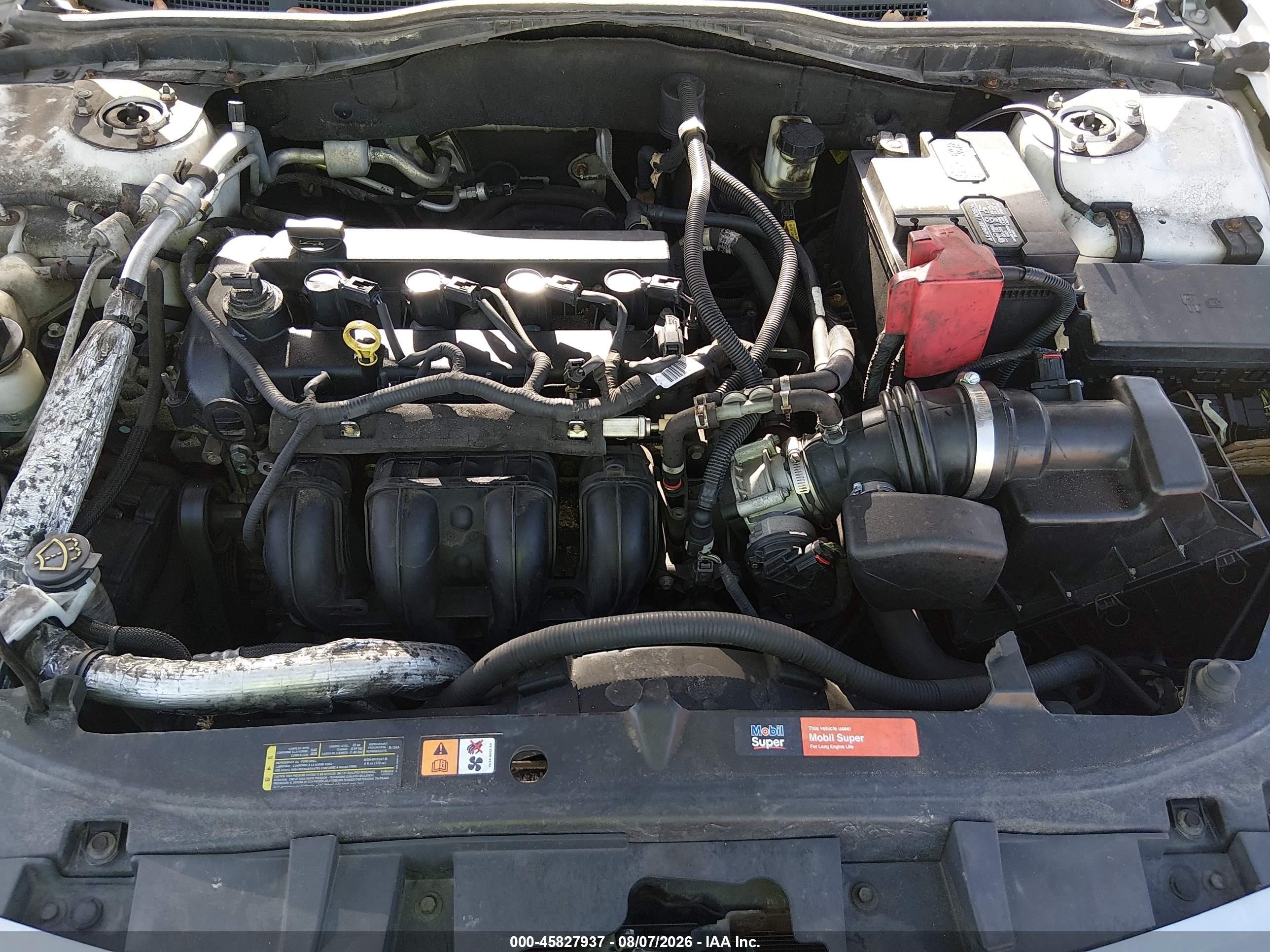 2010 Ford Fusion Se White vin: 3FAHP0HA5AR426365