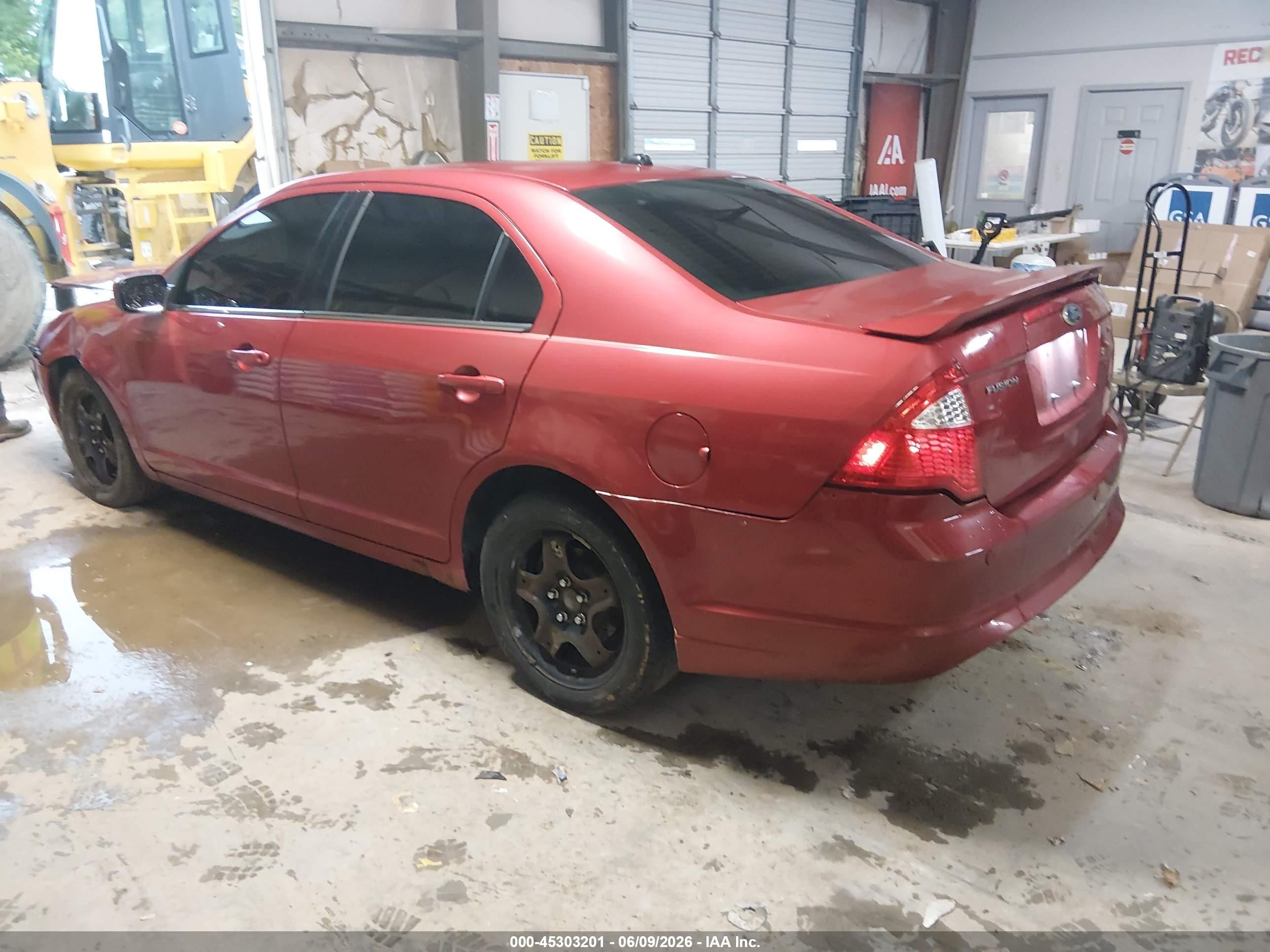 2011 Ford Fusion Se Red vin: 3FAHP0HA5BR104231