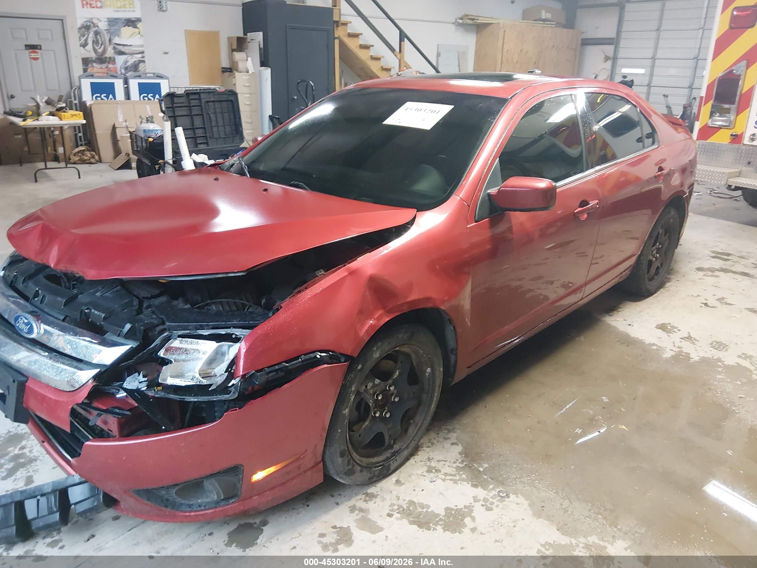 2011 Ford Fusion Se Red vin: 3FAHP0HA5BR104231