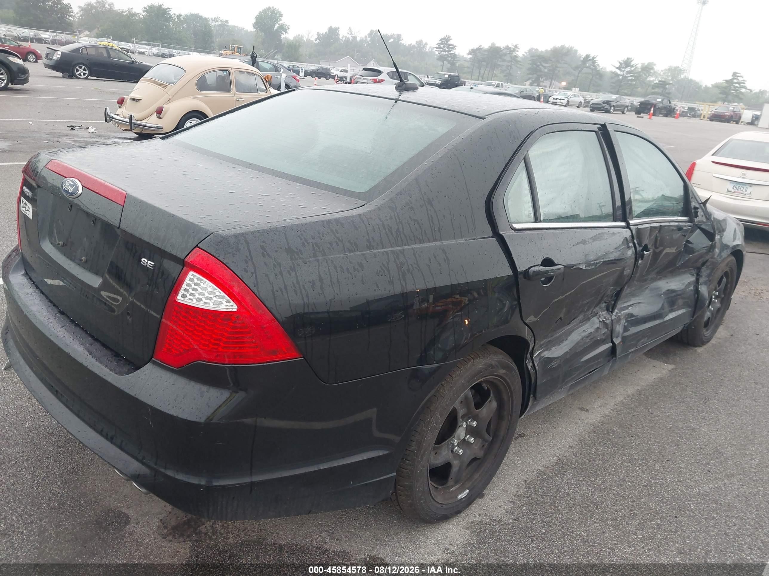 2011 Ford Fusion Se Black vin: 3FAHP0HA5BR104343