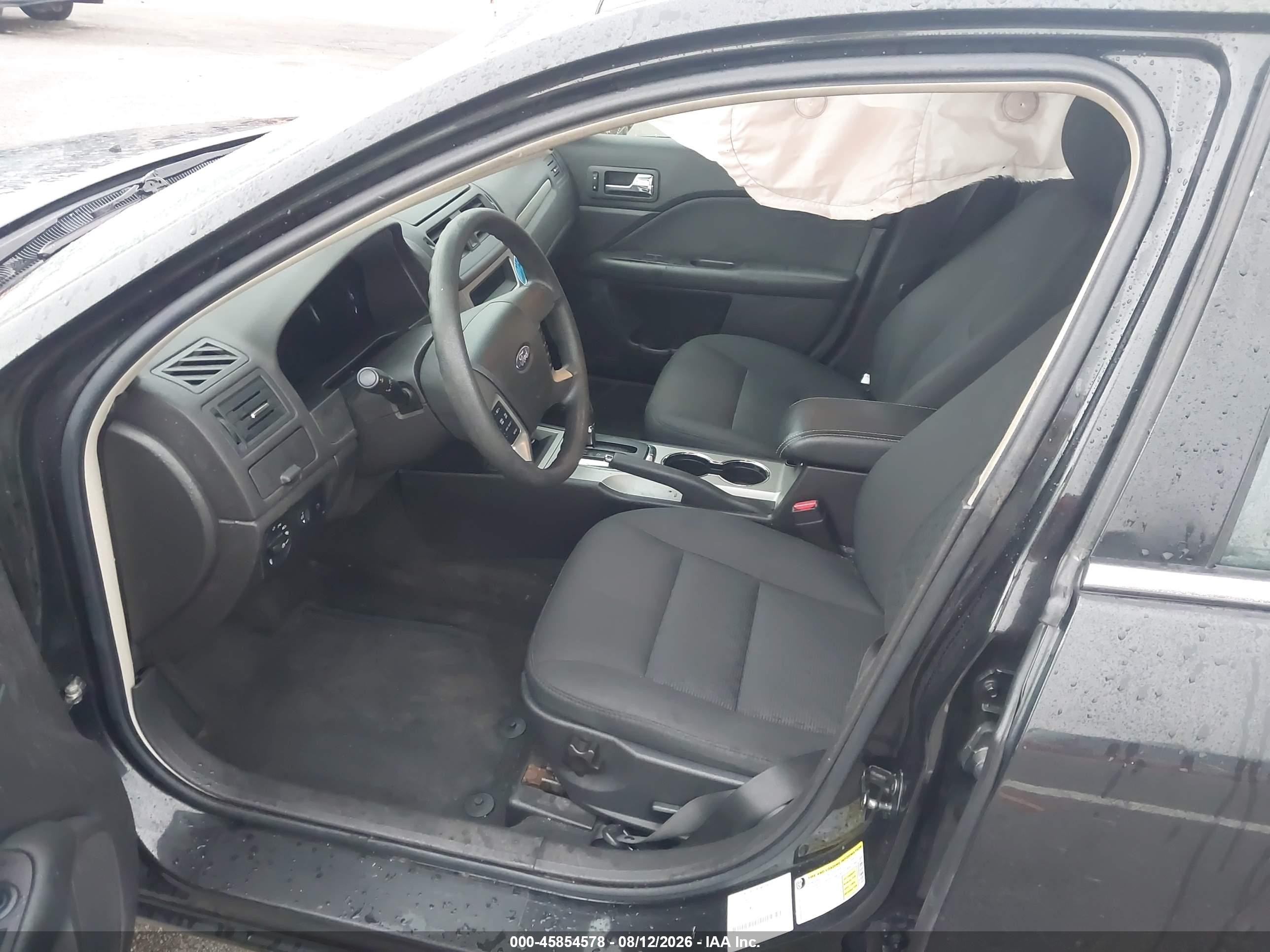 2011 Ford Fusion Se Black vin: 3FAHP0HA5BR104343