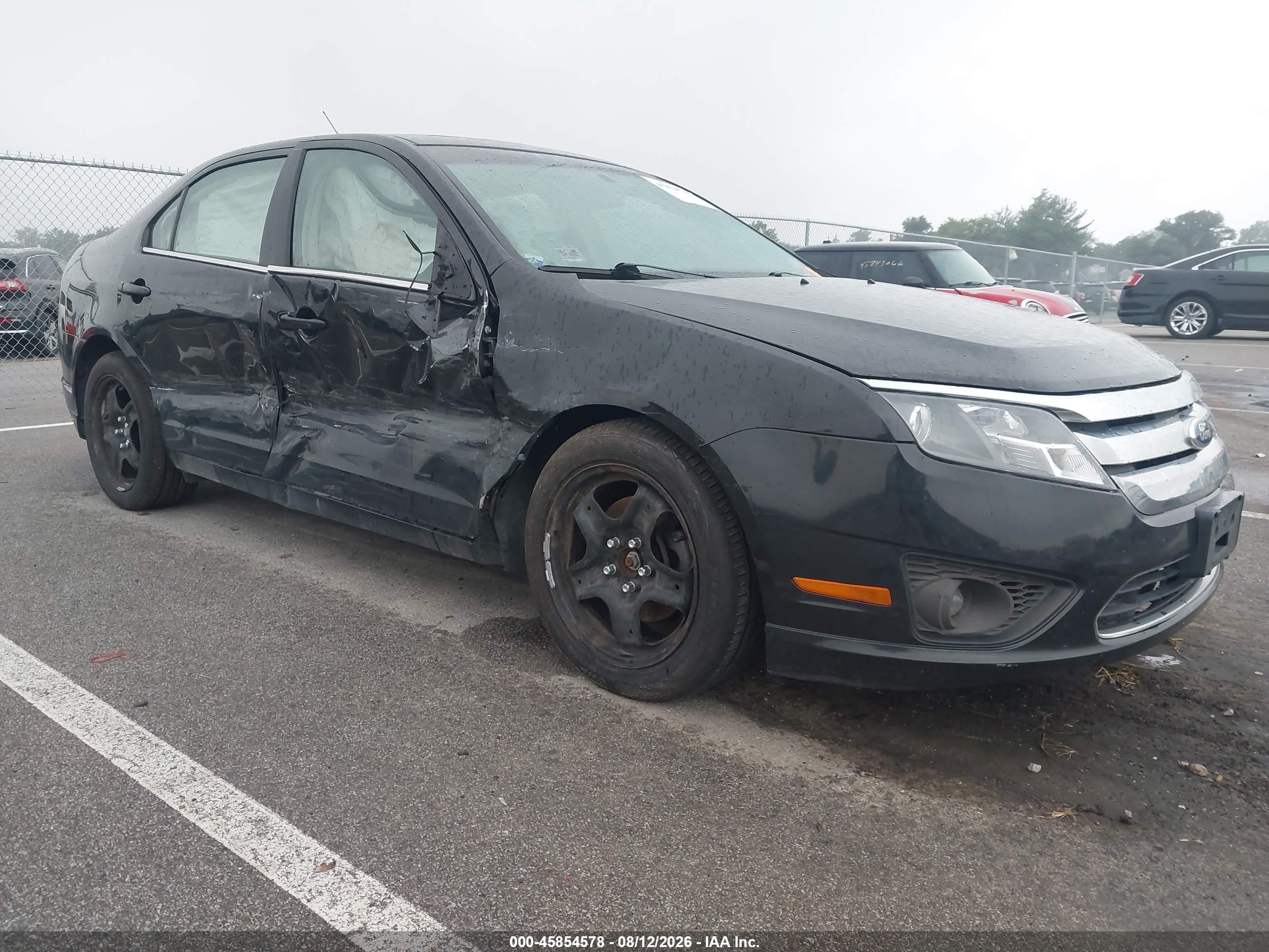 2011 Ford Fusion Se Black vin: 3FAHP0HA5BR104343