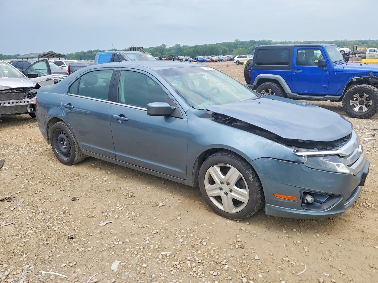 2011 Ford Fusion Se Blue vin: 3FAHP0HA5BR107968