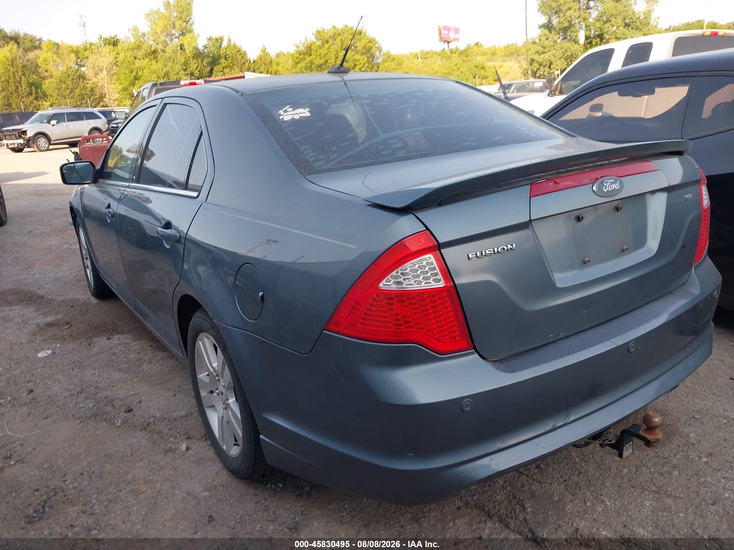 2011 Ford Fusion Se Blue vin: 3FAHP0HA5BR127735