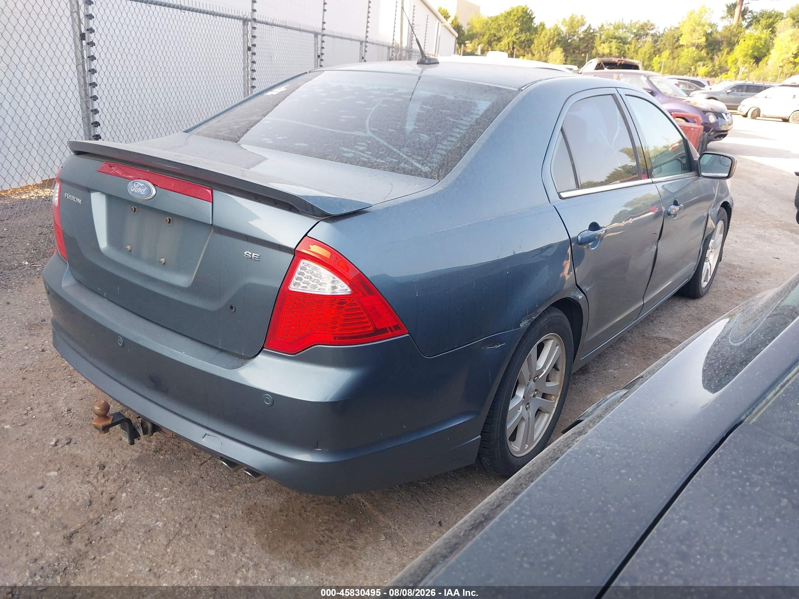 2011 Ford Fusion Se Blue vin: 3FAHP0HA5BR127735