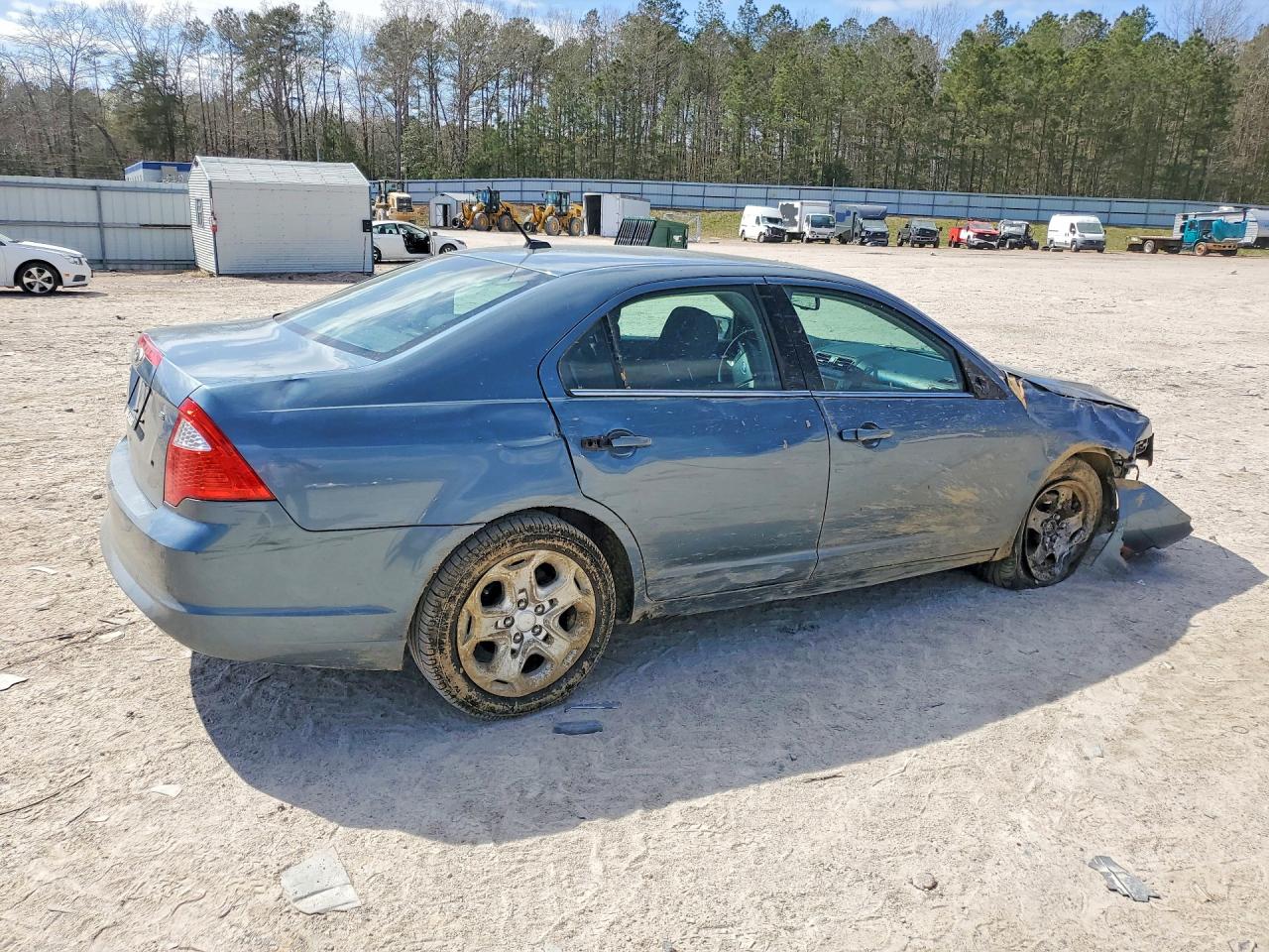 2011 Ford Fusion Se Blue vin: 3FAHP0HA5BR132711