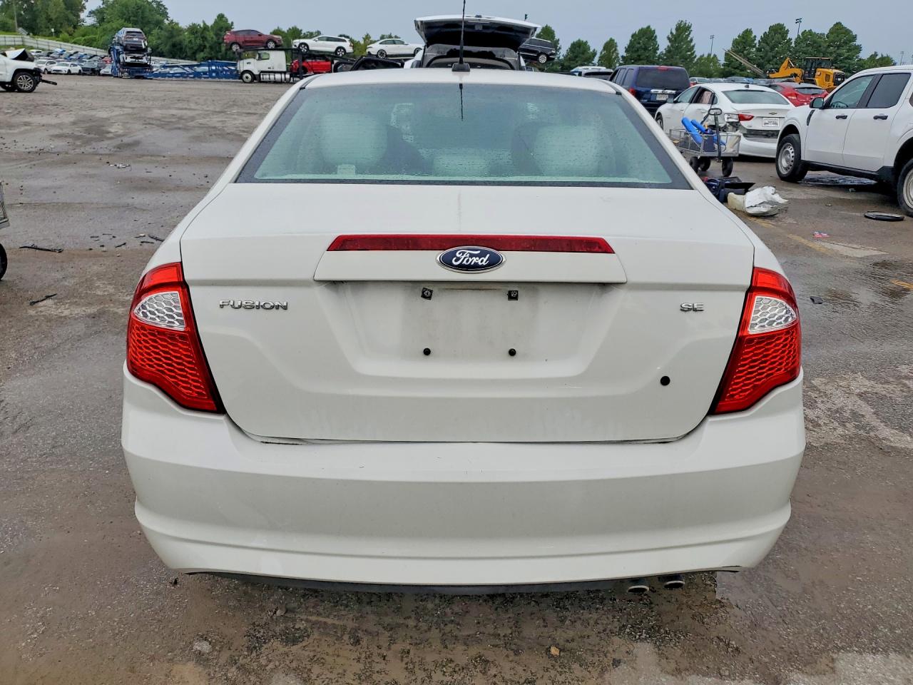 2011 Ford Fusion Se White vin: 3FAHP0HA5BR144101