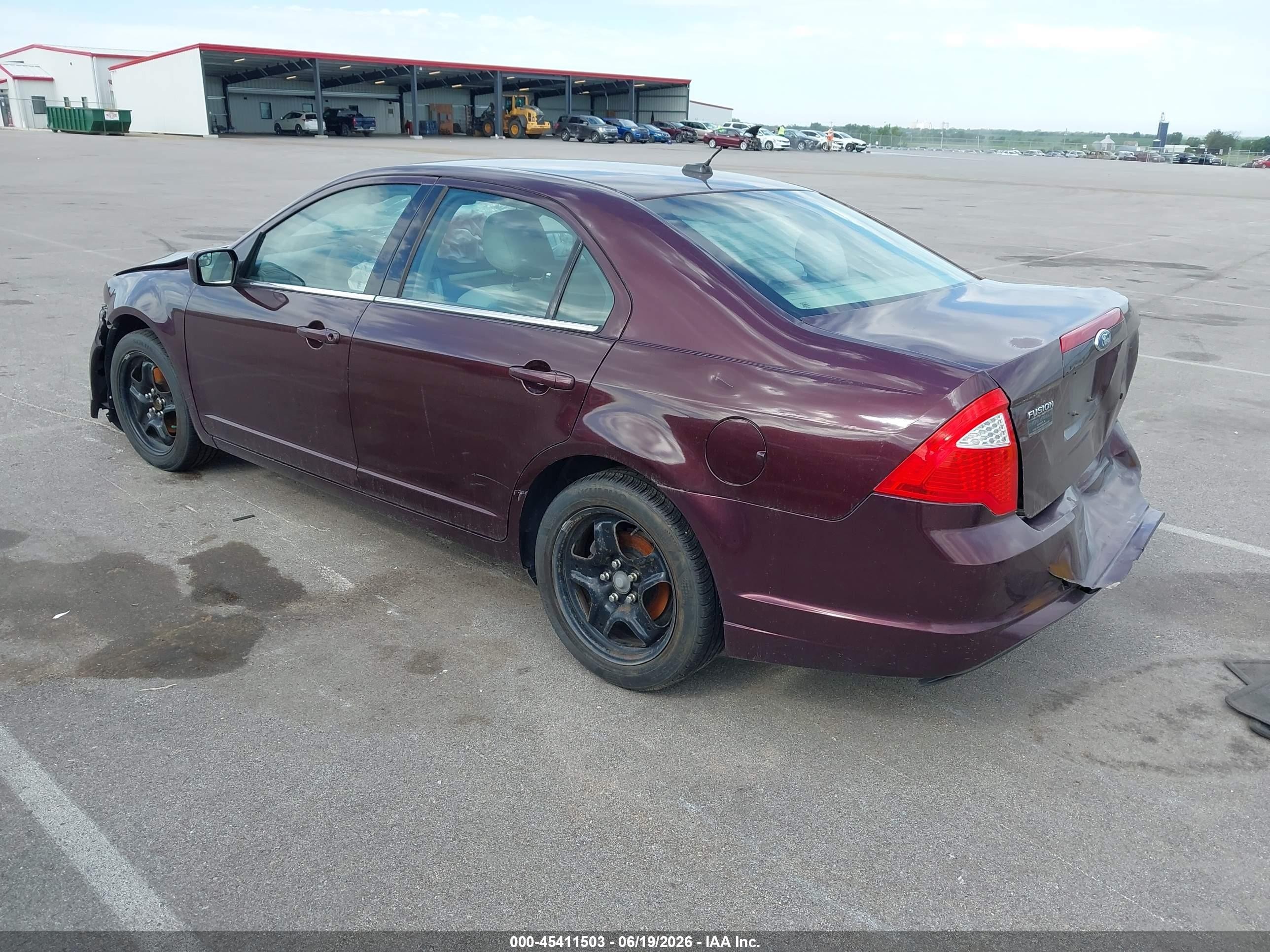 2011 Ford Fusion Se Maroon vin: 3FAHP0HA5BR144499