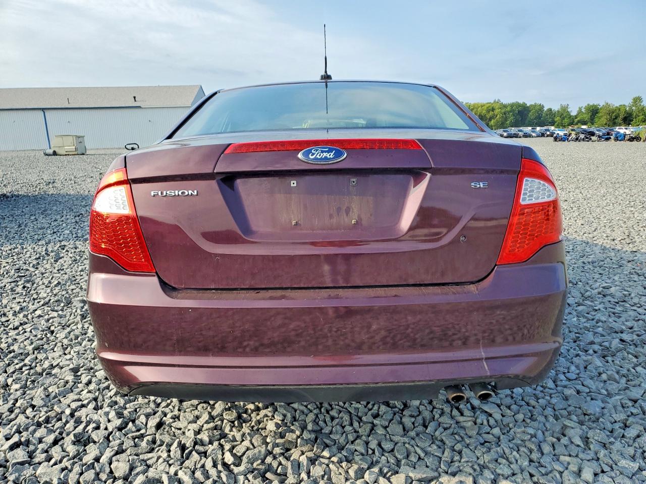 2011 Ford Fusion Se Burgundy vin: 3FAHP0HA5BR153302