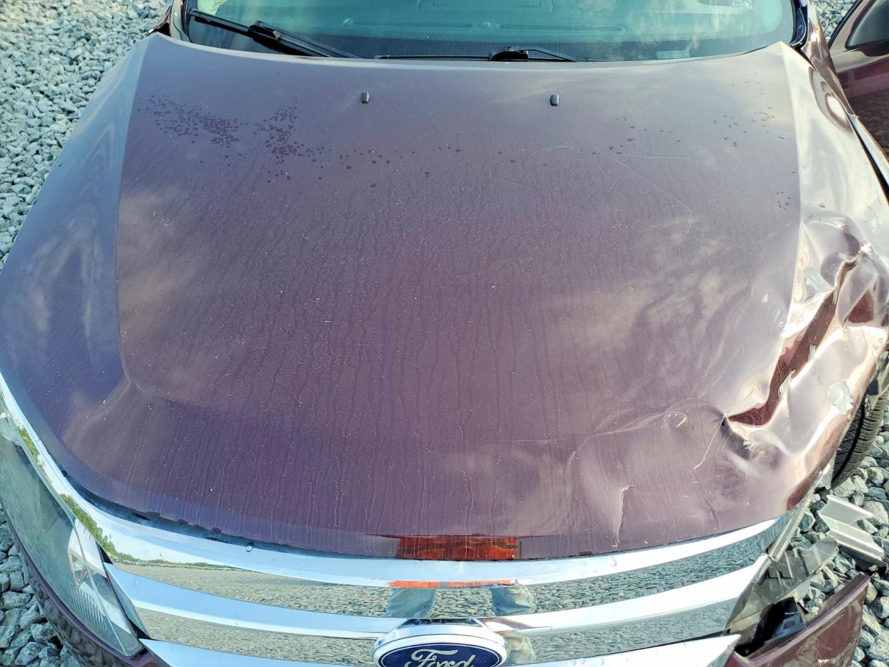 2011 Ford Fusion Se Burgundy vin: 3FAHP0HA5BR153302