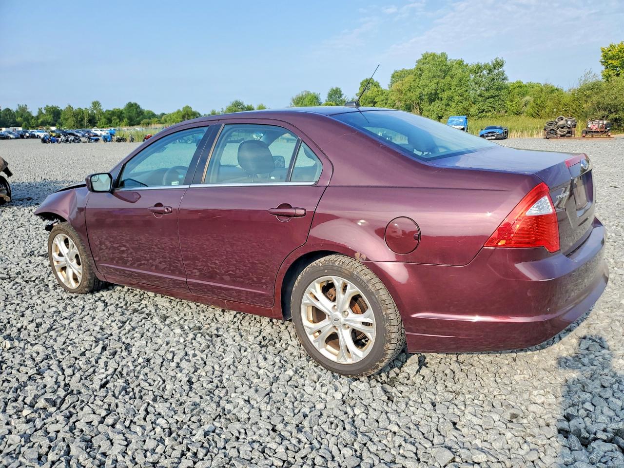 2011 Ford Fusion Se Burgundy vin: 3FAHP0HA5BR153302