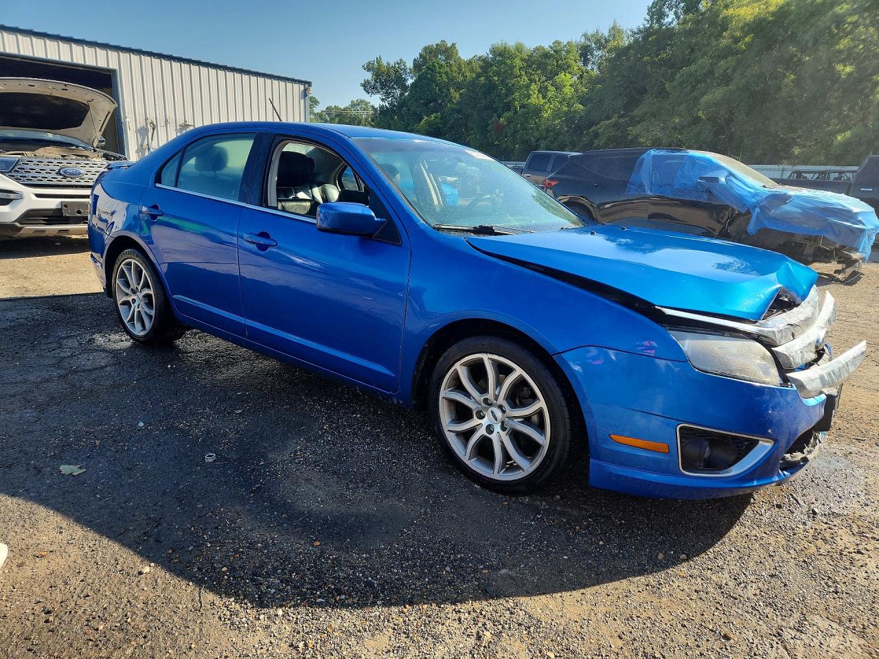 2011 Ford Fusion Se Blue vin: 3FAHP0HA5BR172724