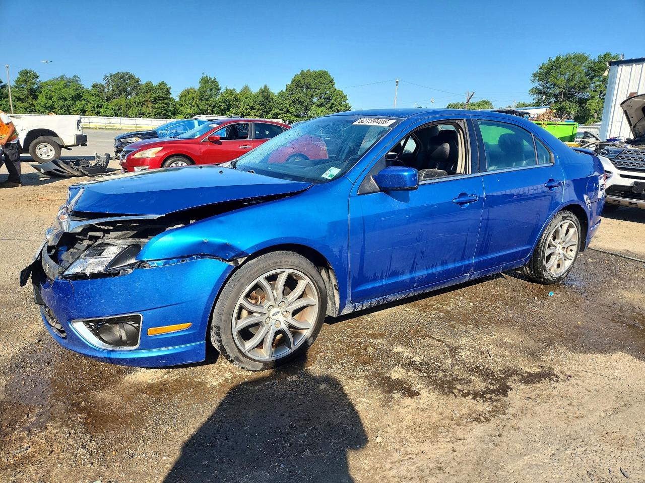 2011 Ford Fusion Se Blue vin: 3FAHP0HA5BR172724